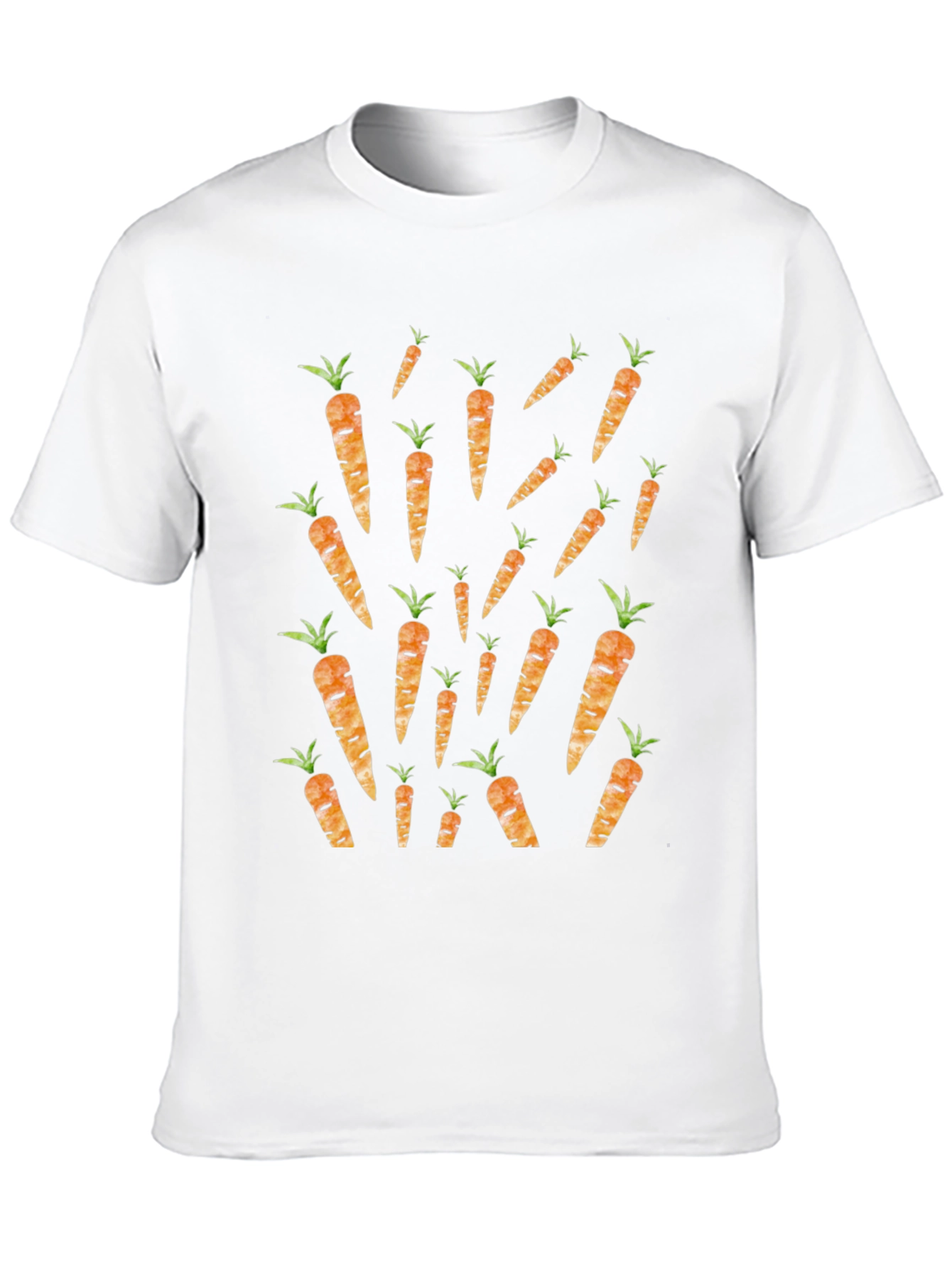 Carrot Pattern Graphic Tee
