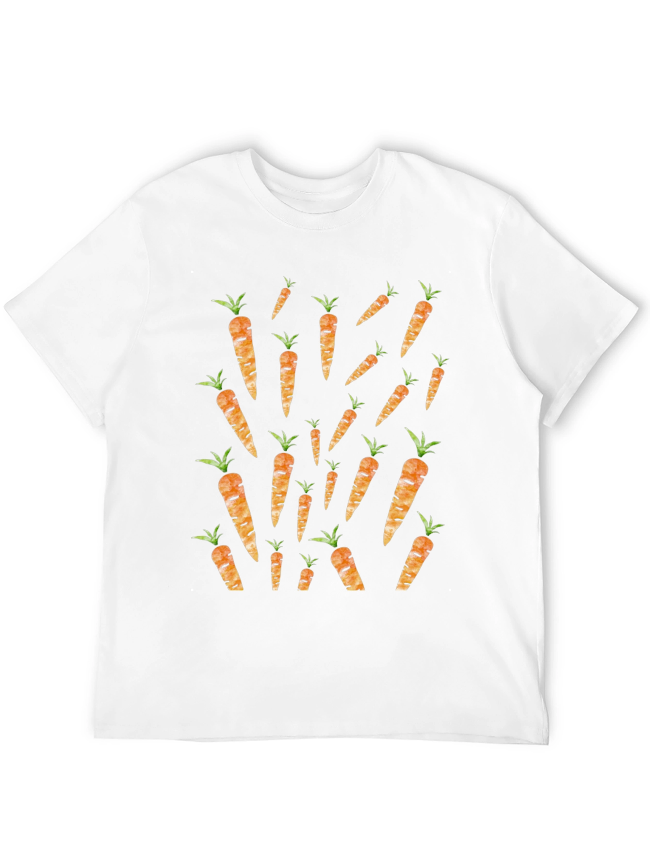 Carrot Pattern Graphic Tee