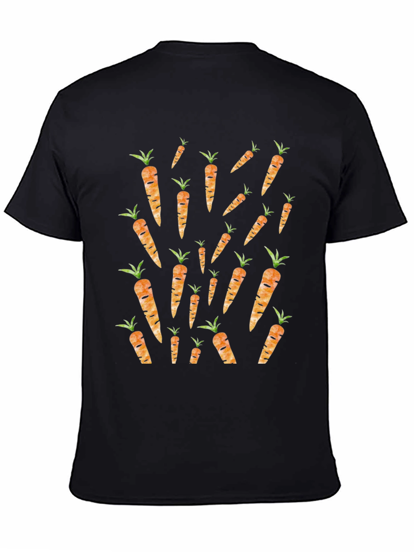 Carrot Pattern Graphic Tee