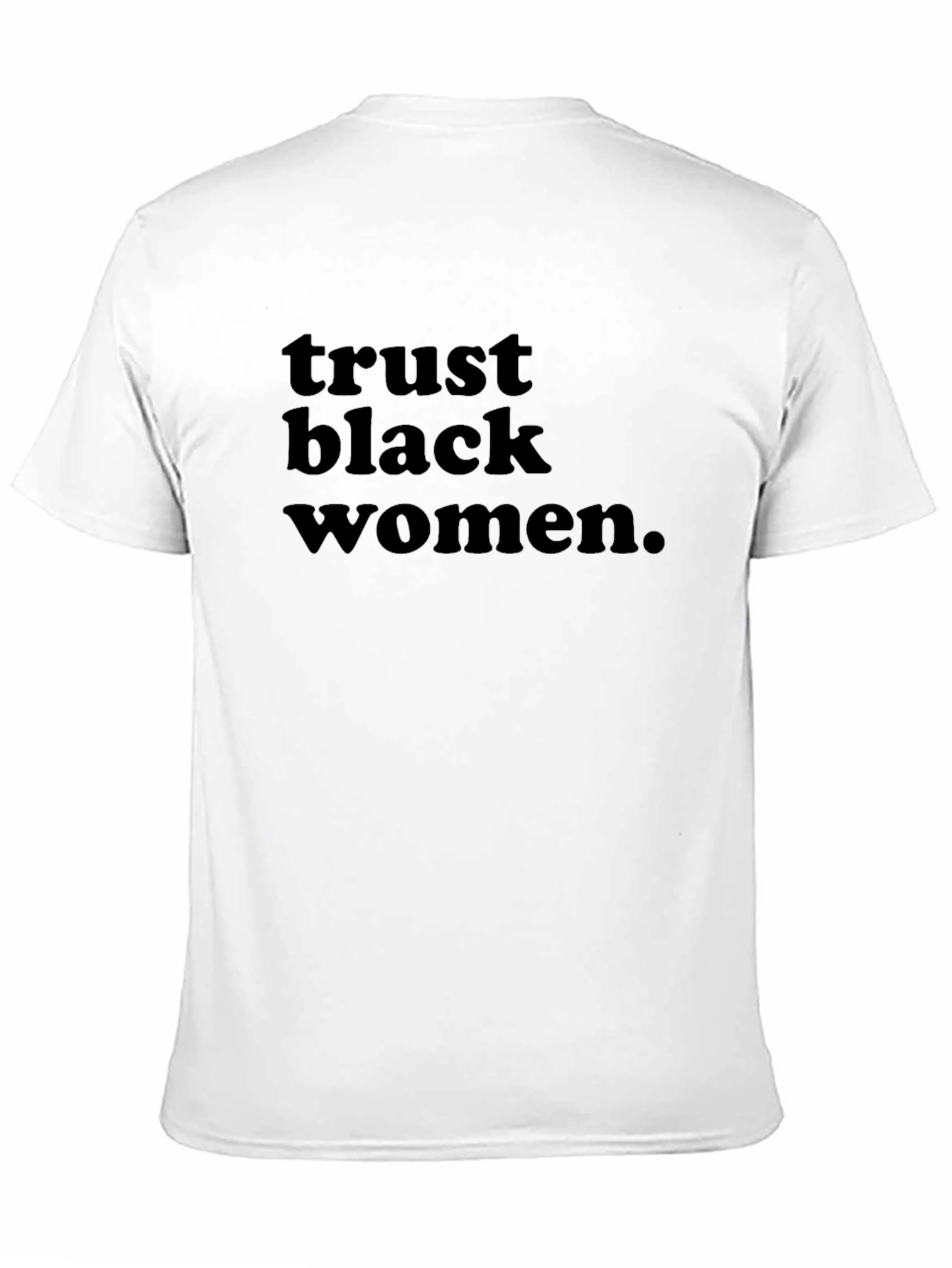 Trust Black Women Graphic Tee - Black T-Shirt