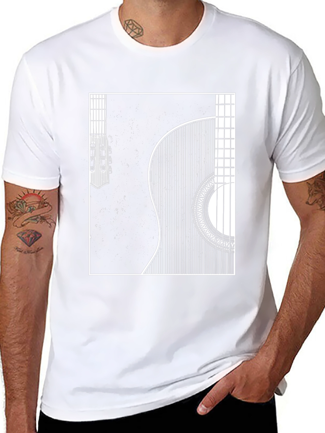 Guitar Graphic T-Shirt - Music Lover Tee