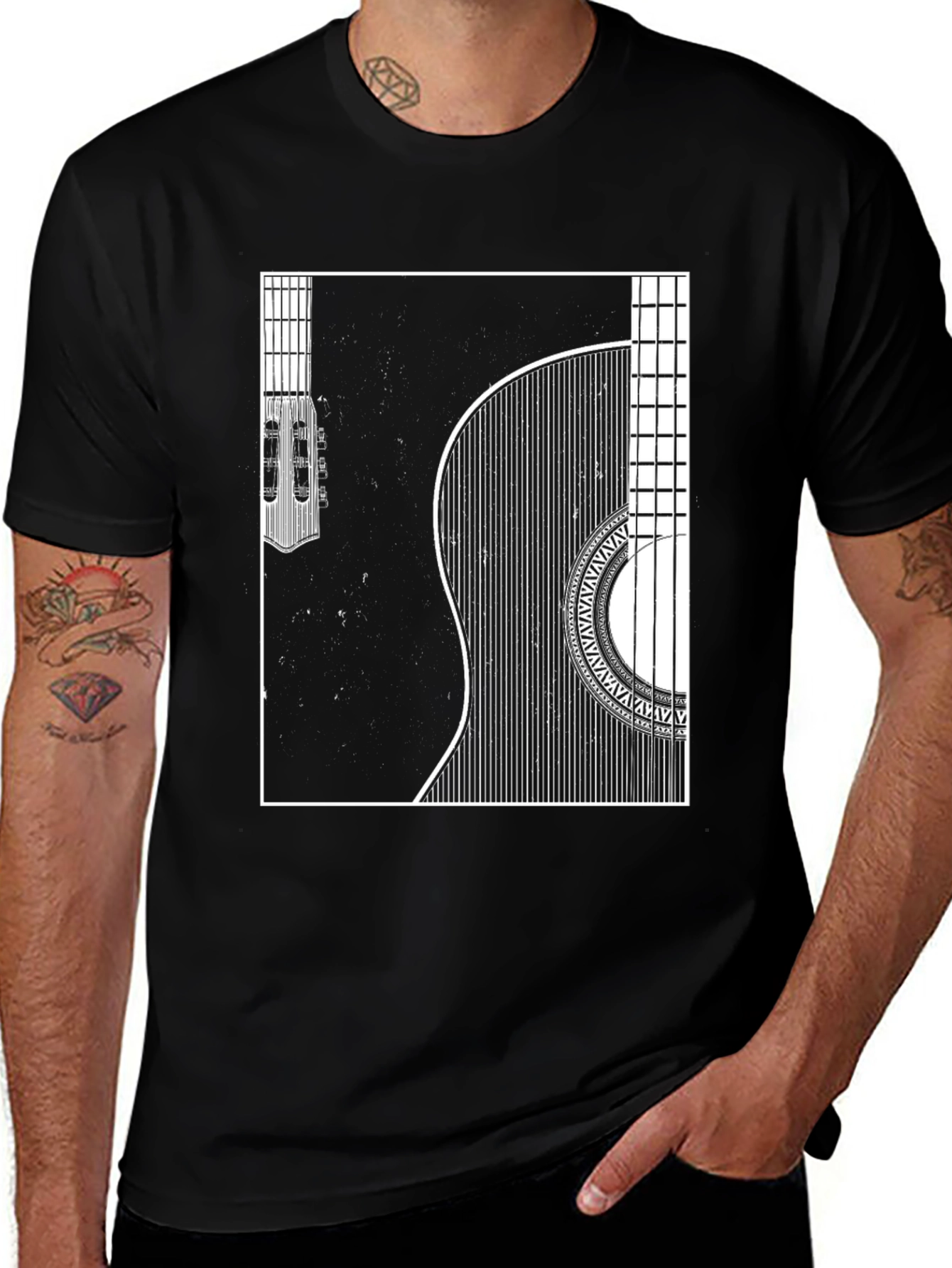 Guitar Graphic T-Shirt - Music Lover Tee