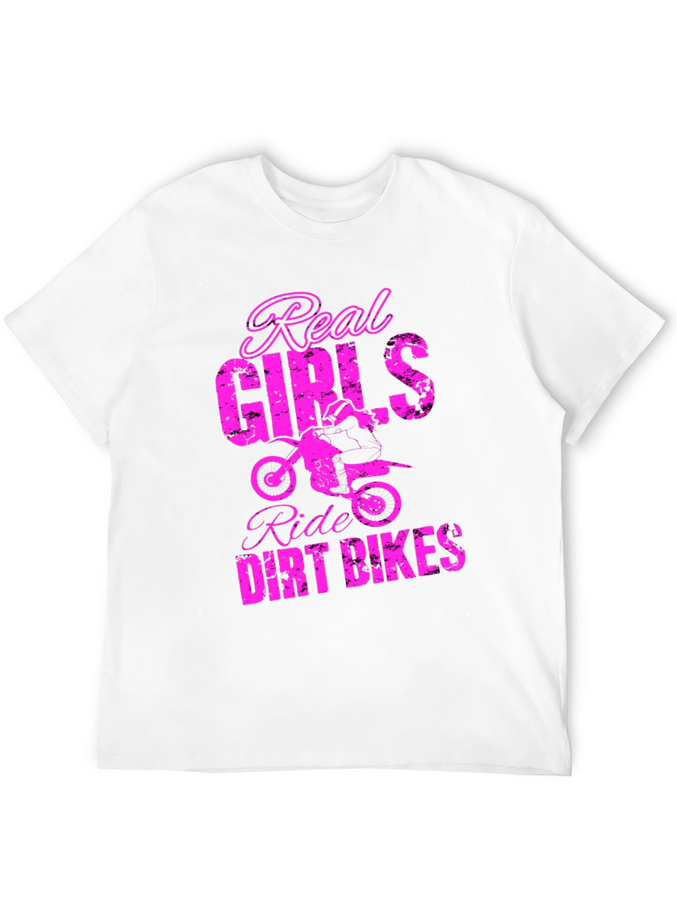 Real Girls Ride Dirt Bikes Graphic Tee