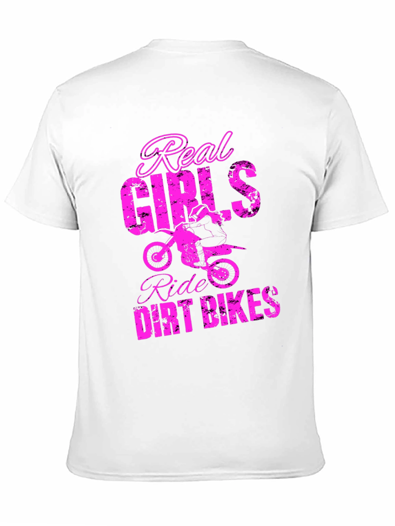 Real Girls Ride Dirt Bikes Graphic Tee