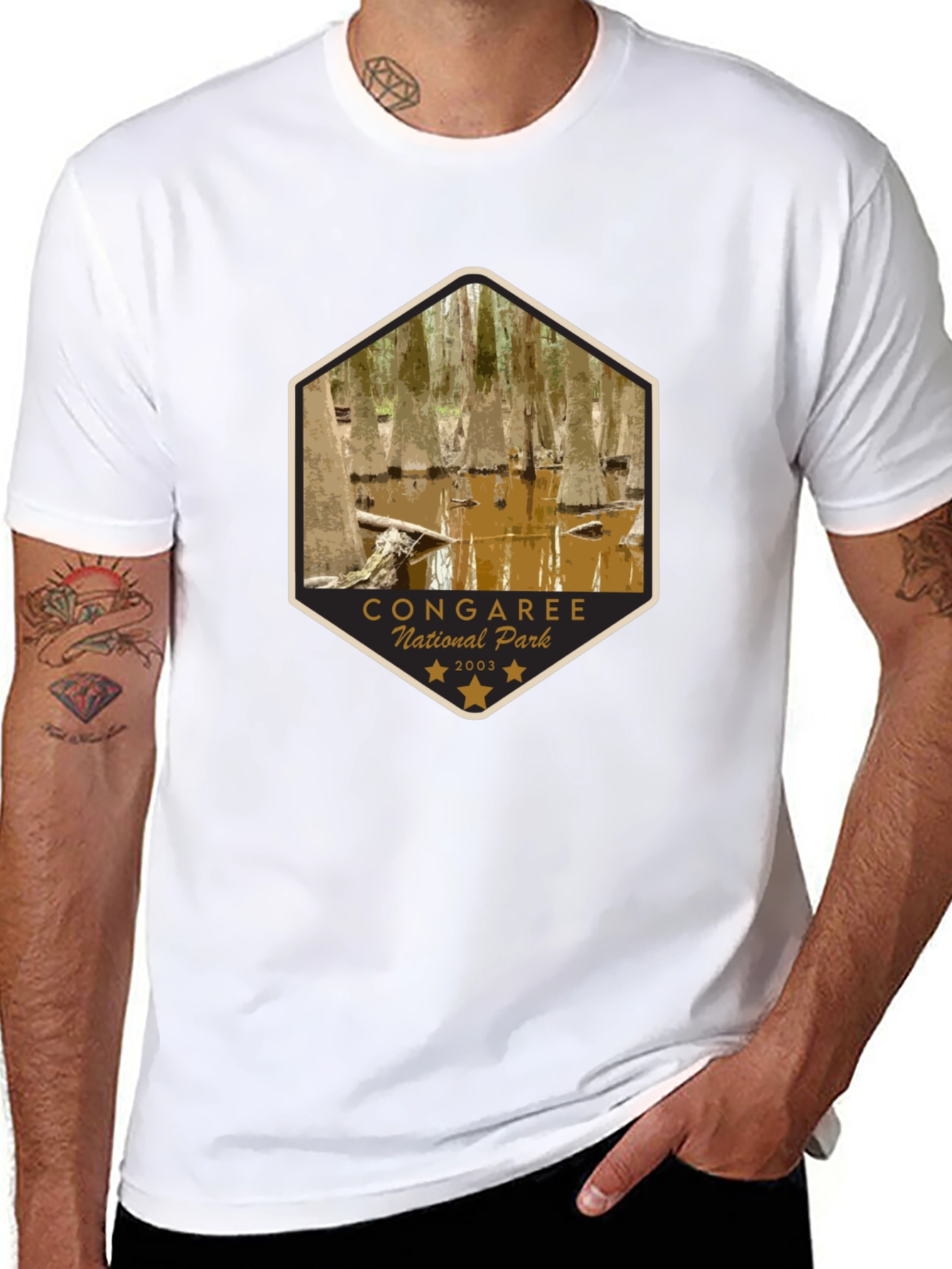 Congaree National Park Black T-Shirt