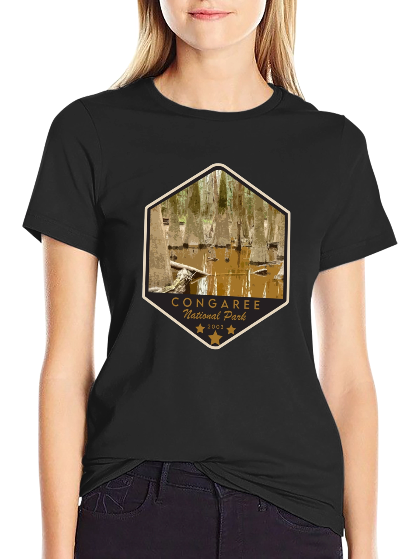 Congaree National Park Black T-Shirt