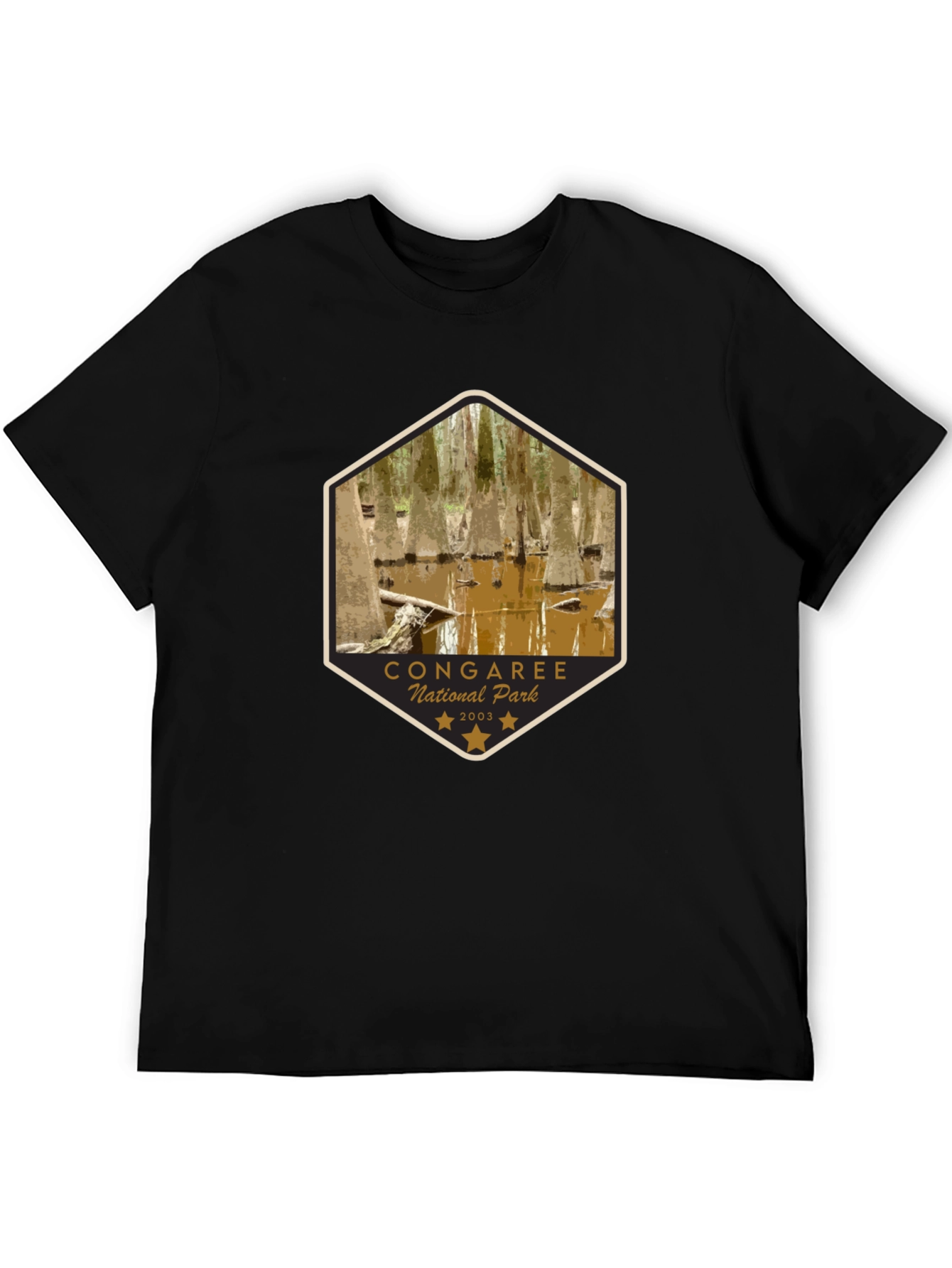 Congaree National Park Black T-Shirt