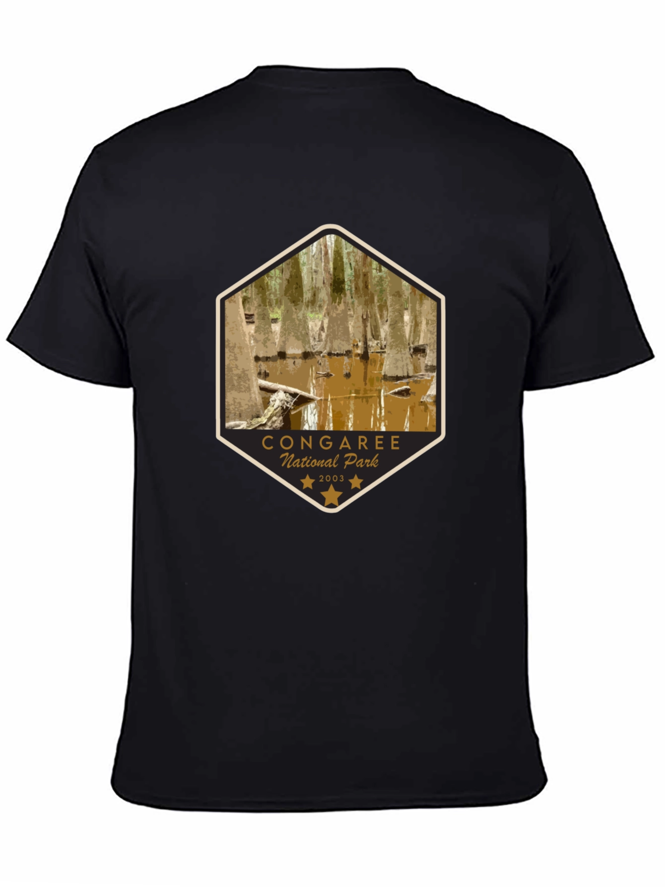 Congaree National Park Black T-Shirt