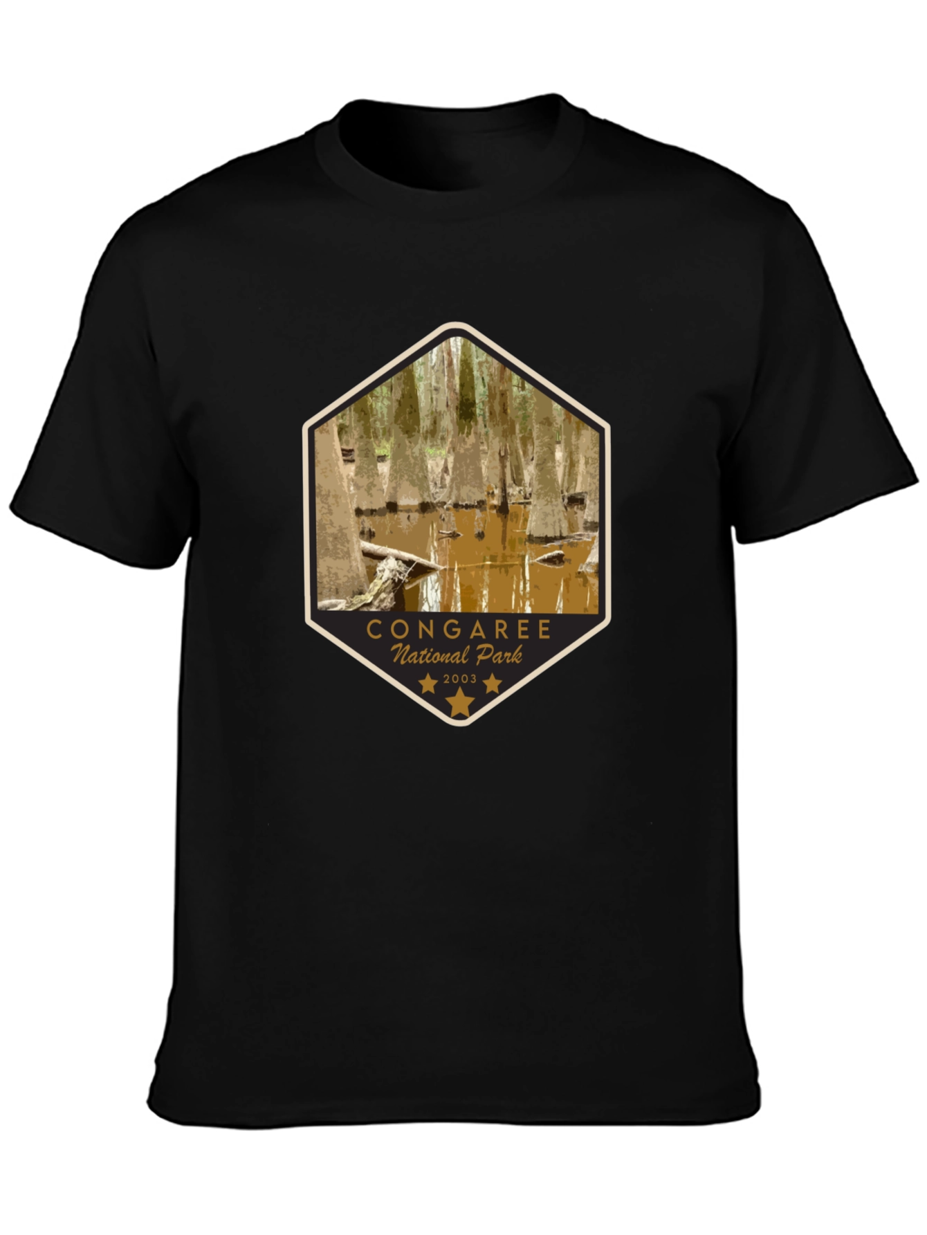 Congaree National Park Black T-Shirt