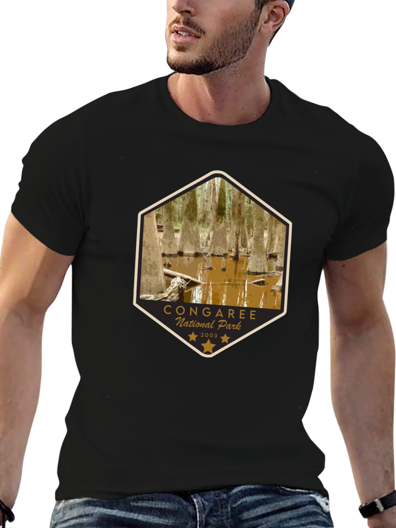 Congaree National Park Black T-Shirt