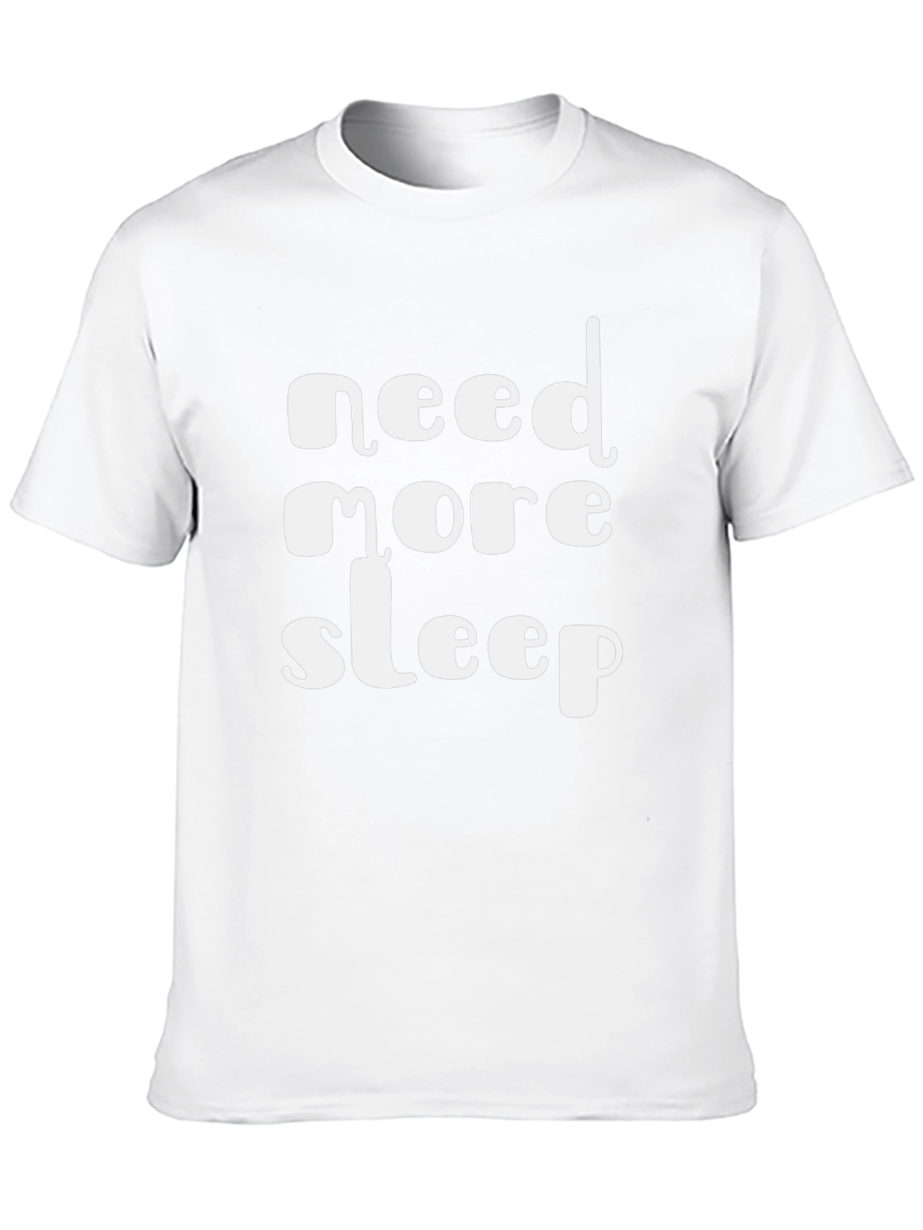 Need More Sleep Black Graphic Tee