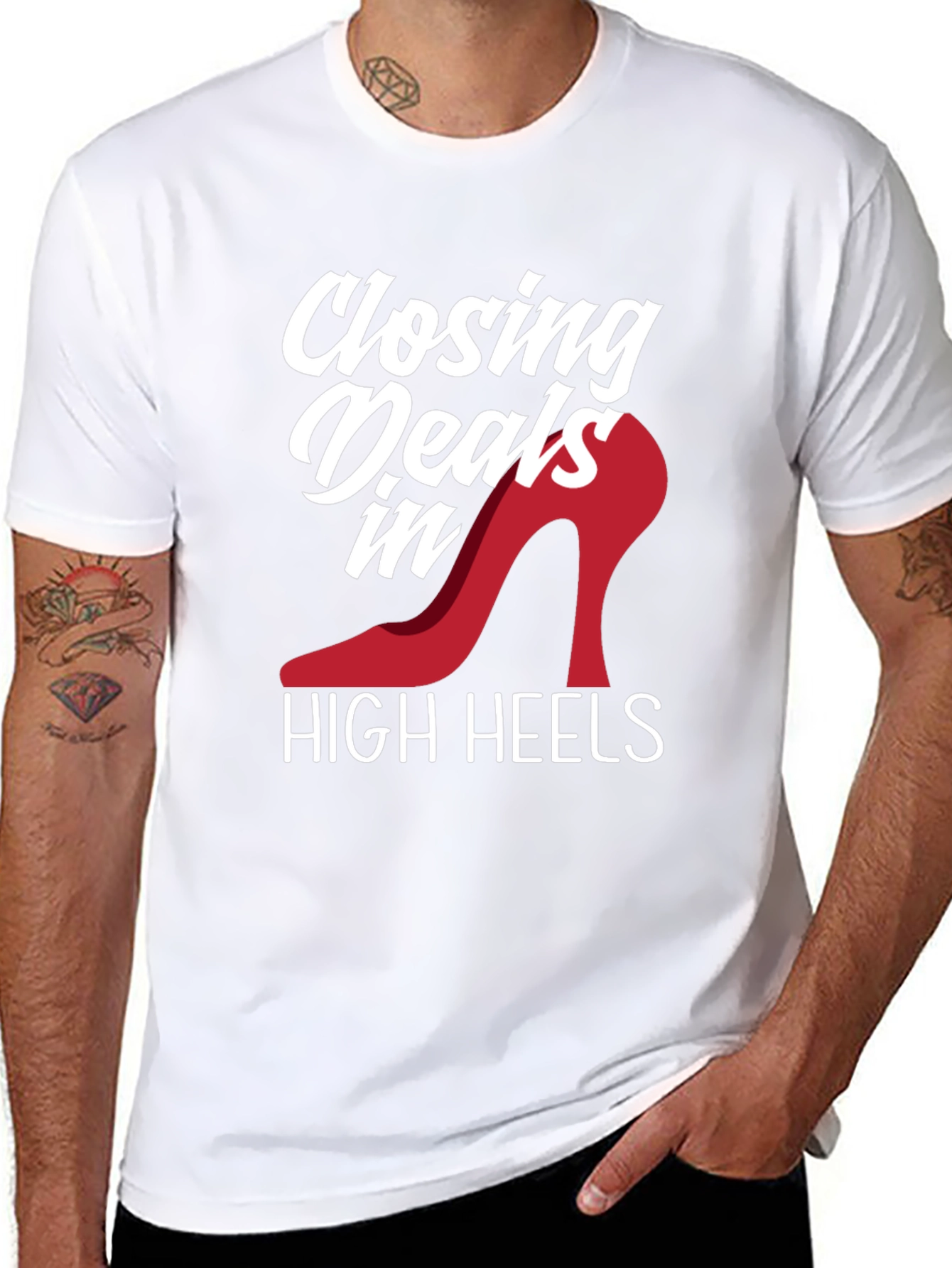 Closing Deals in High Heels T-Shirt
