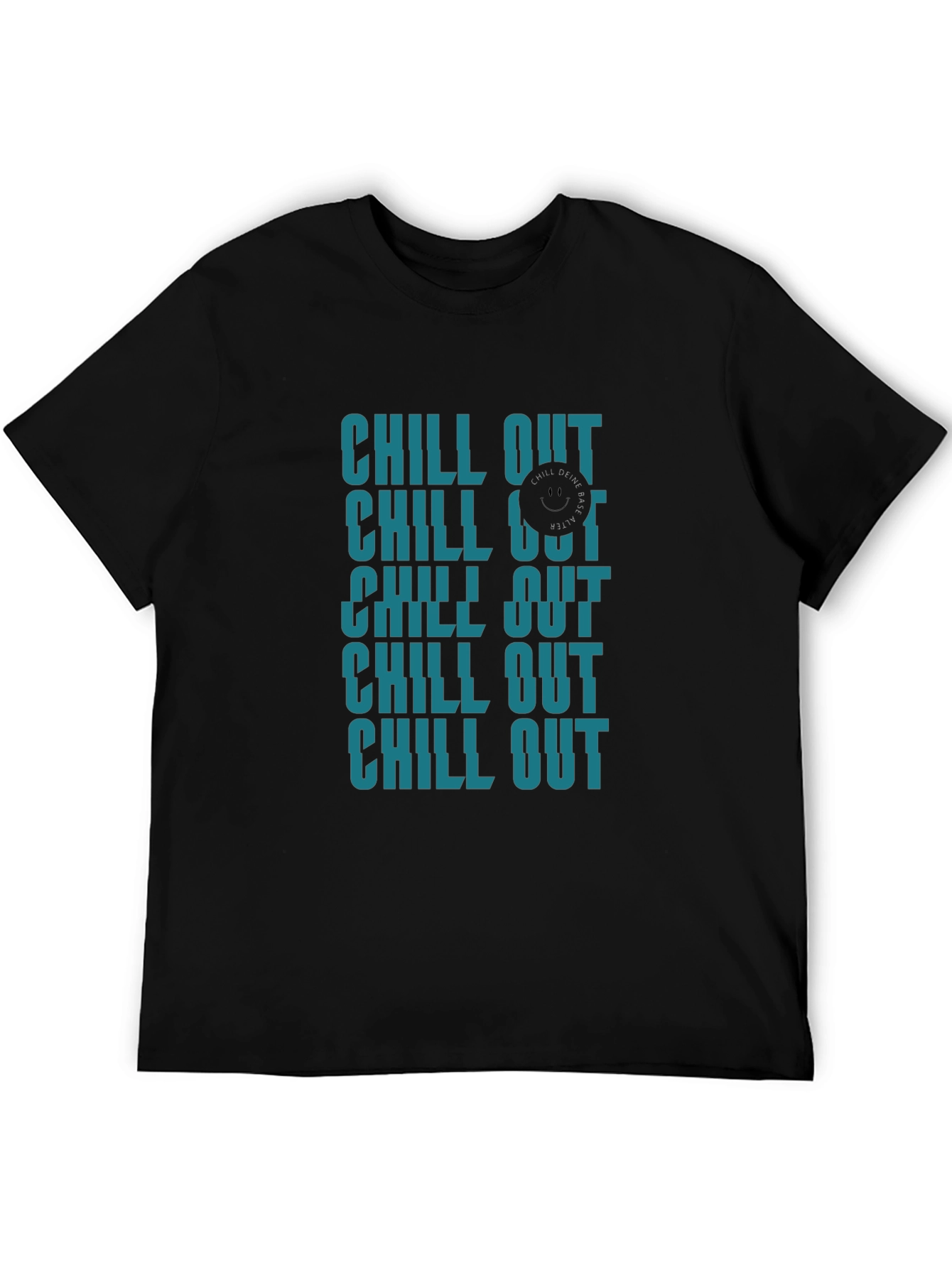 Chill Out Graphic Print T-Shirt - Relaxed Fit