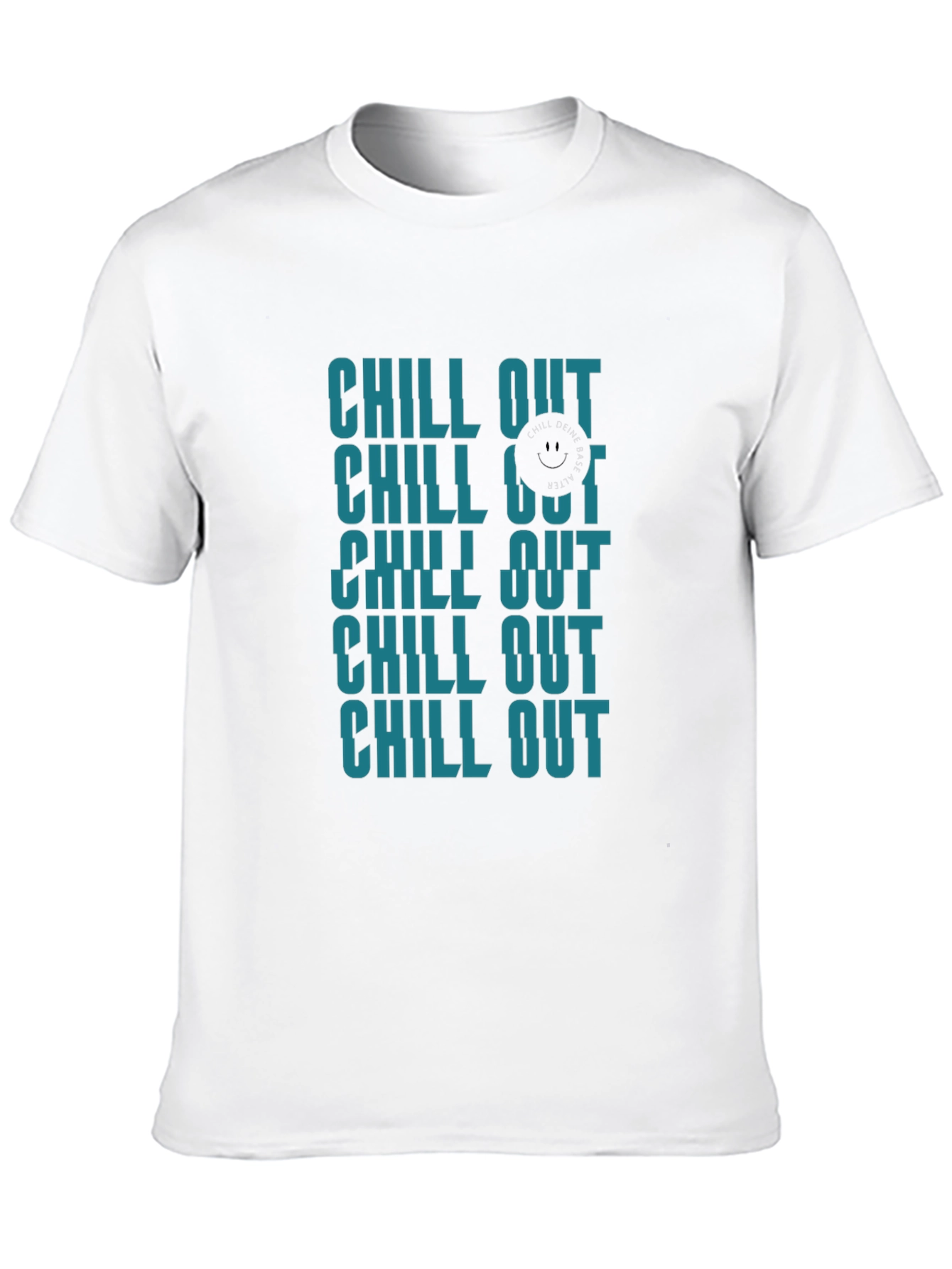 Chill Out Graphic Print T-Shirt - Relaxed Fit