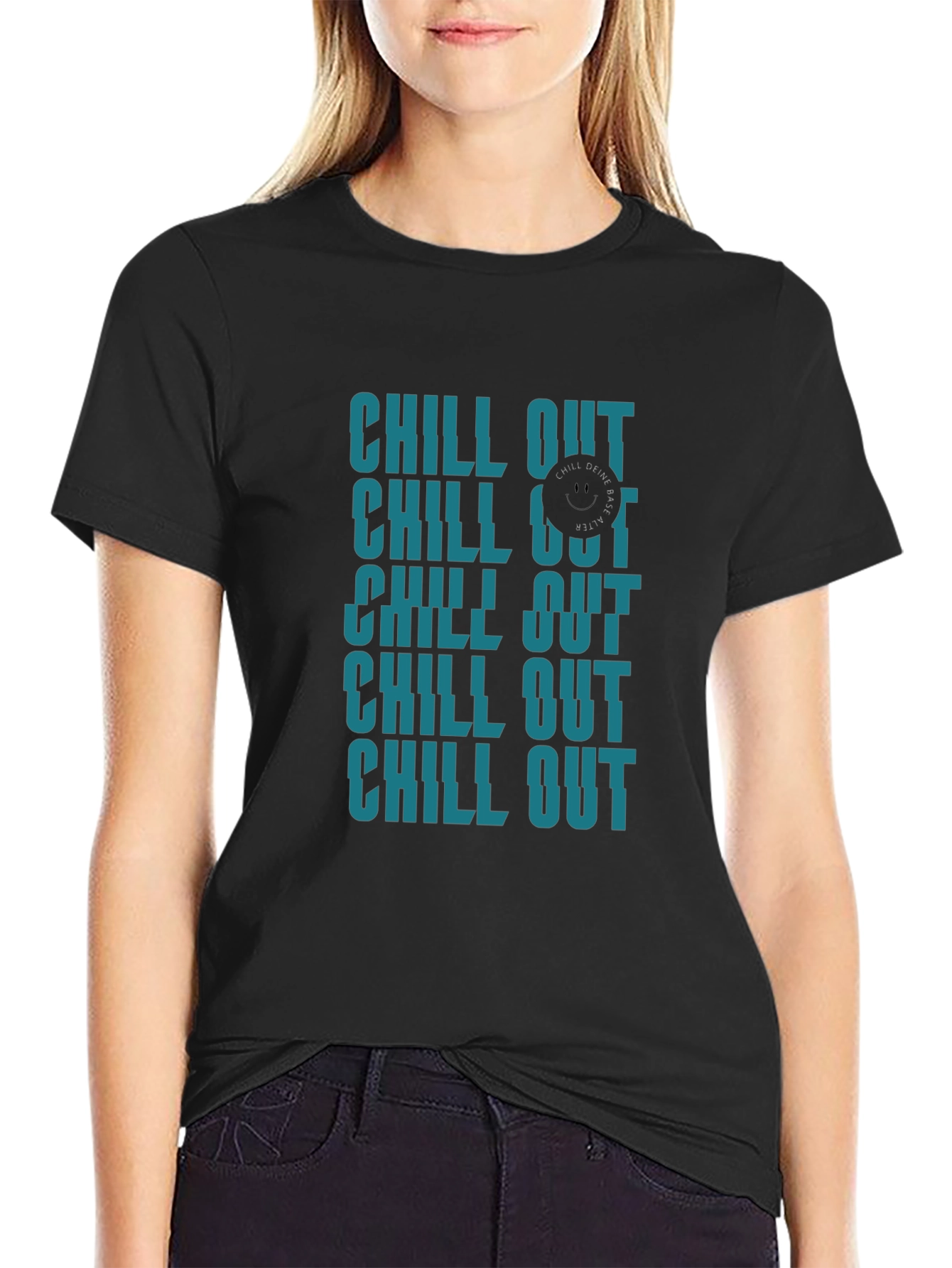 Chill Out Graphic Print T-Shirt - Relaxed Fit