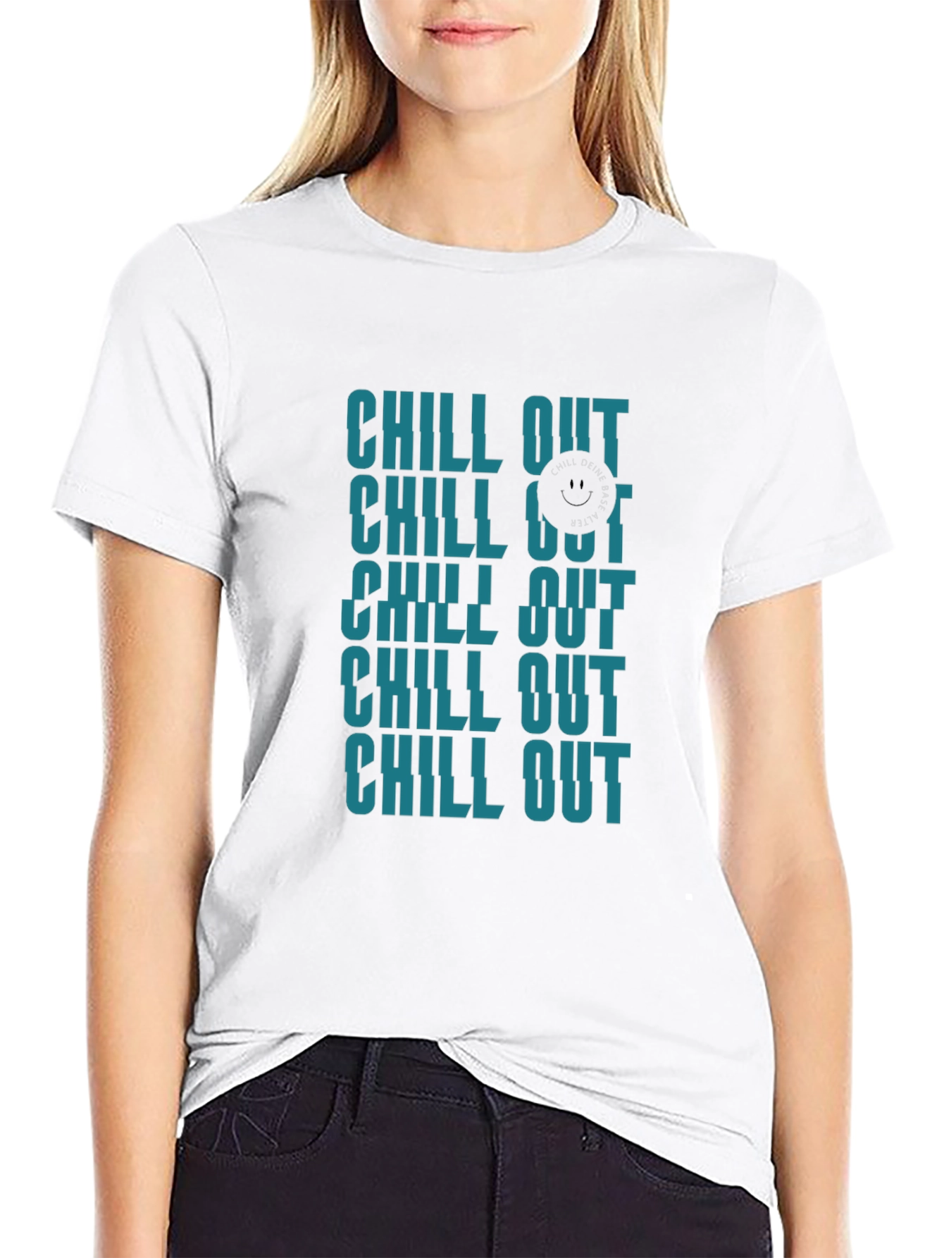 Chill Out Graphic Print T-Shirt - Relaxed Fit