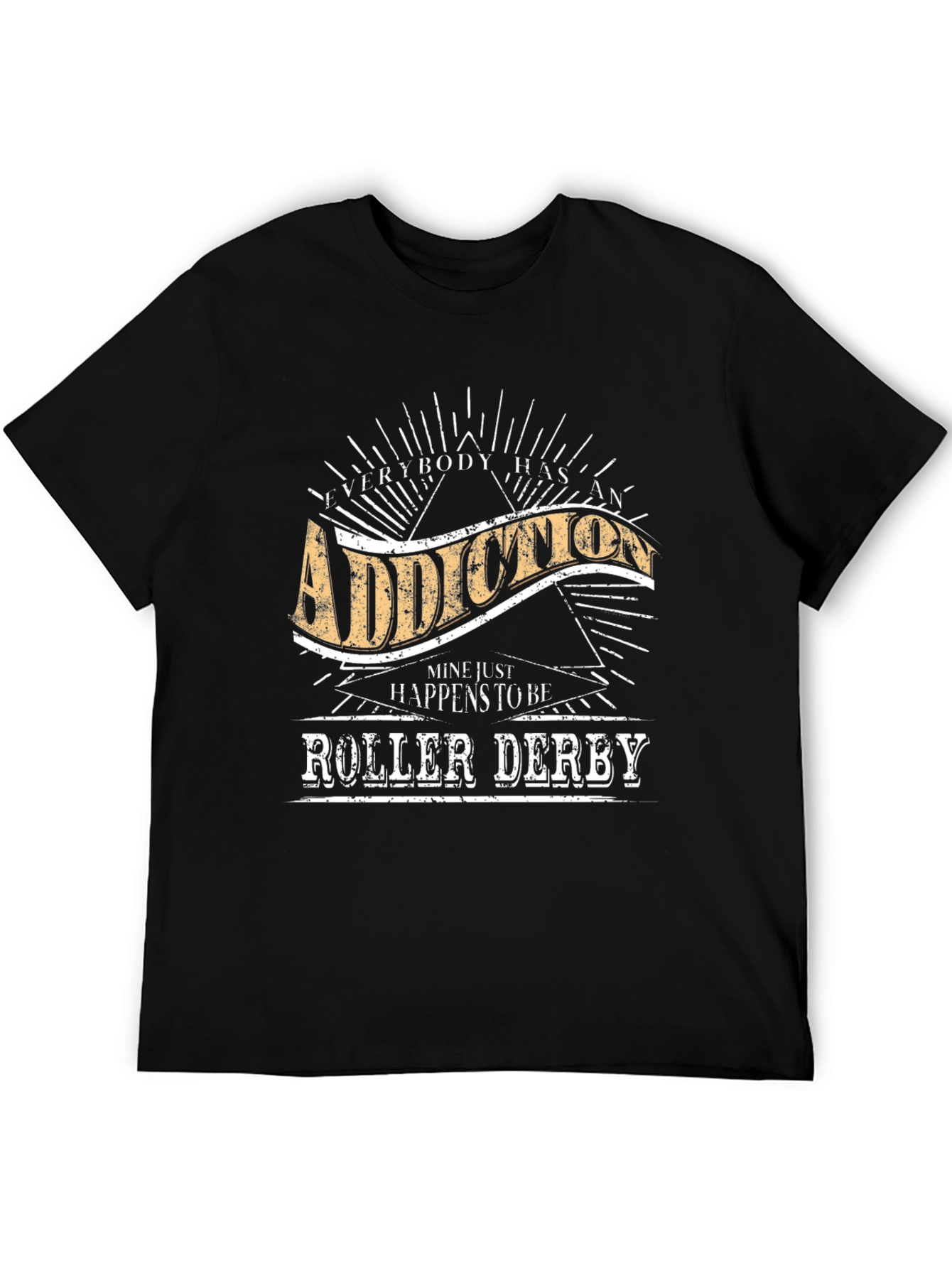 Roller Derby Addiction T-Shirt - Unisex Cotton Tee