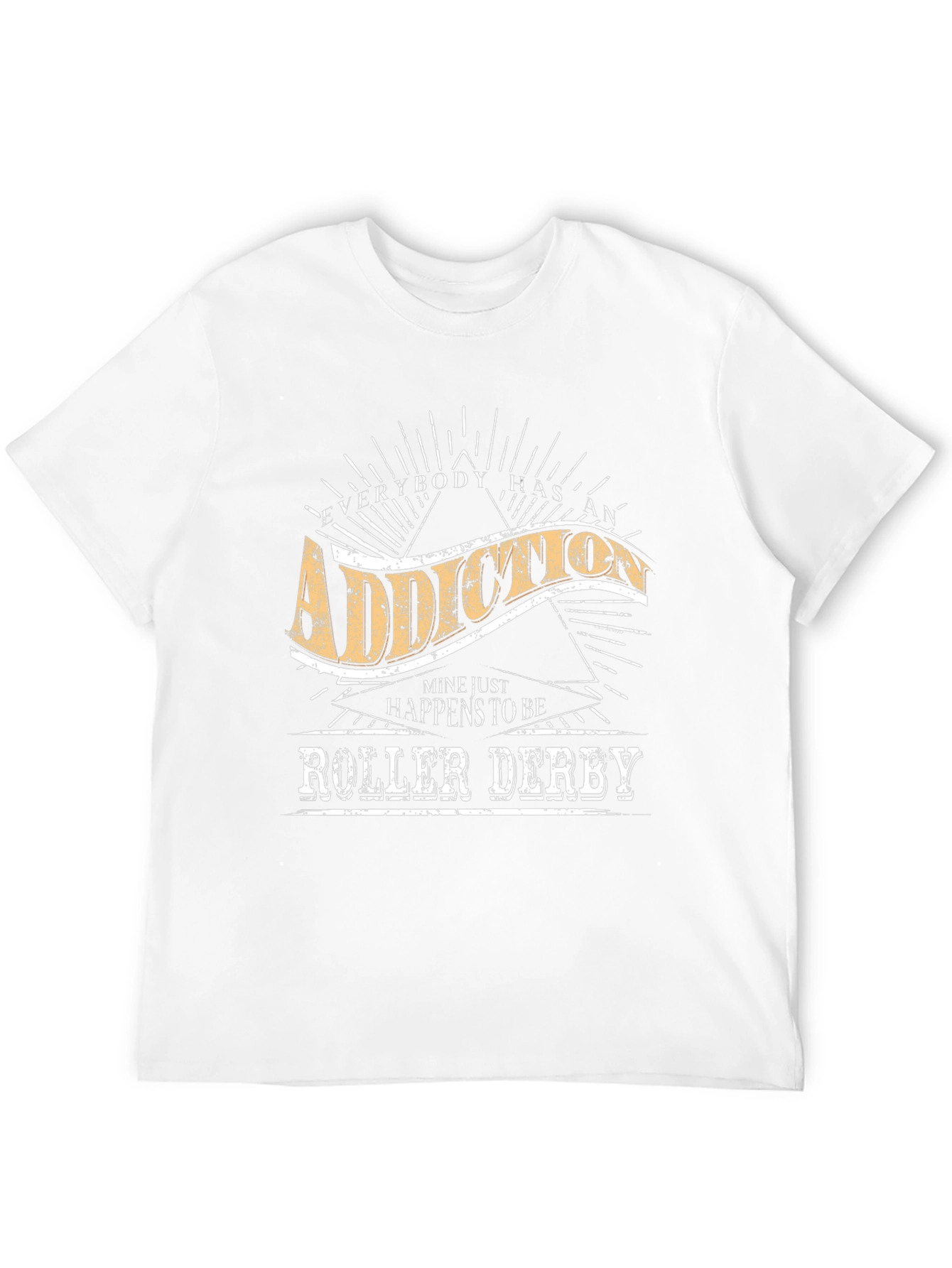 Roller Derby Addiction T-Shirt - Unisex Cotton Tee