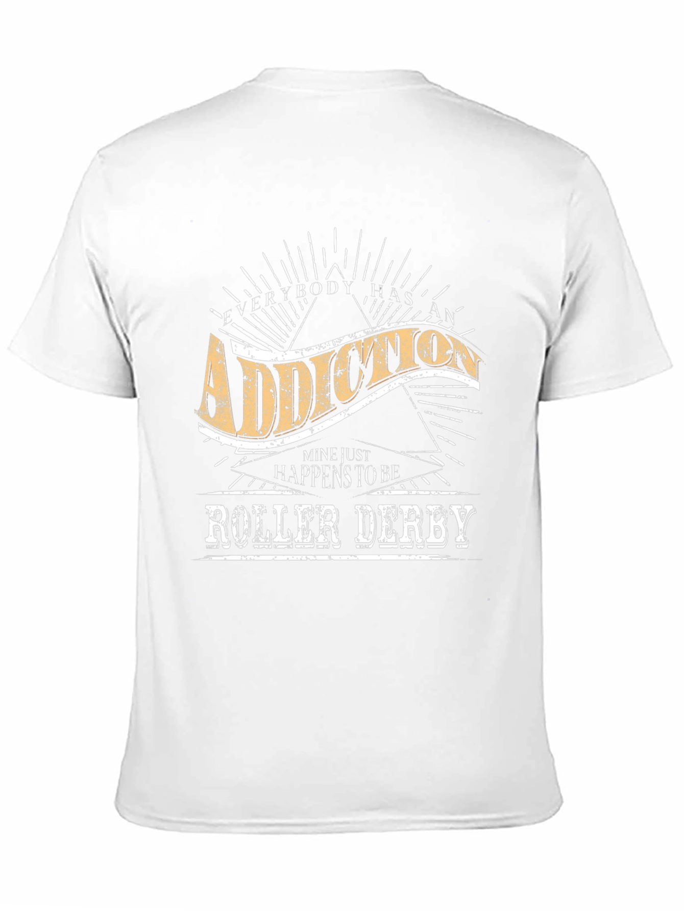 Roller Derby Addiction T-Shirt - Unisex Cotton Tee