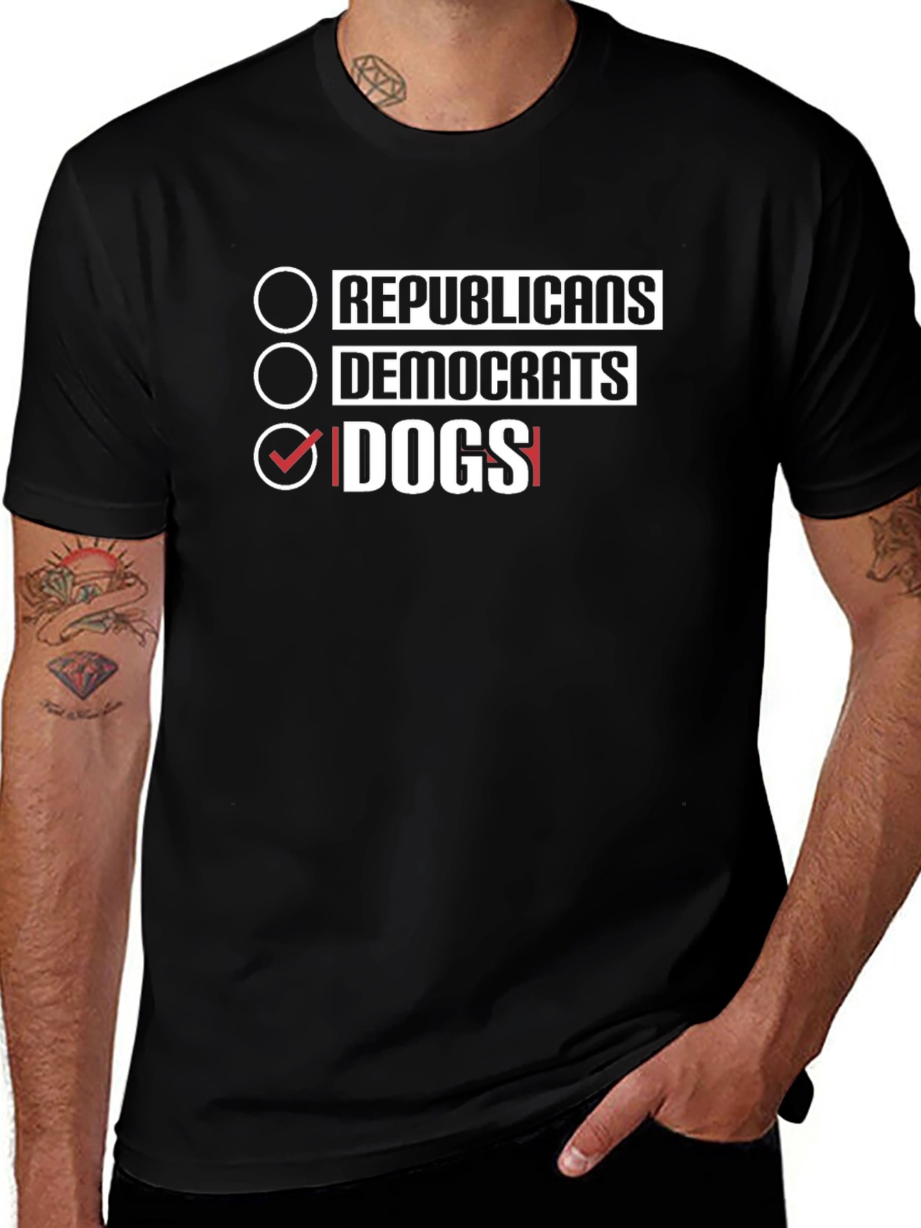 Dogs for President Graphic T-Shirt