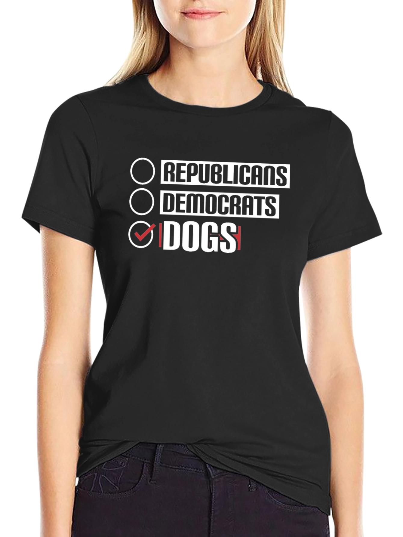 Dogs for President Graphic T-Shirt