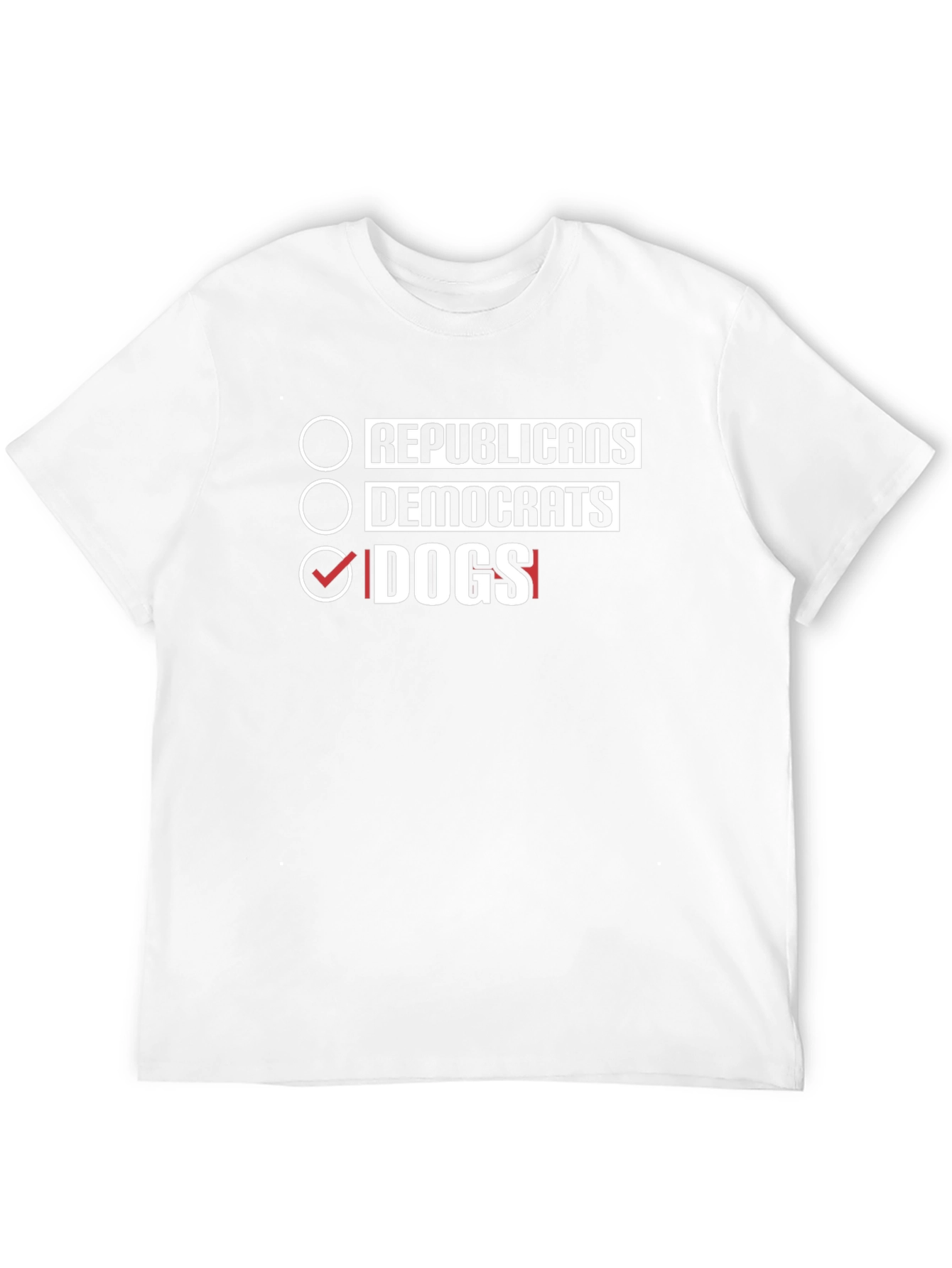 Dogs for President Graphic T-Shirt