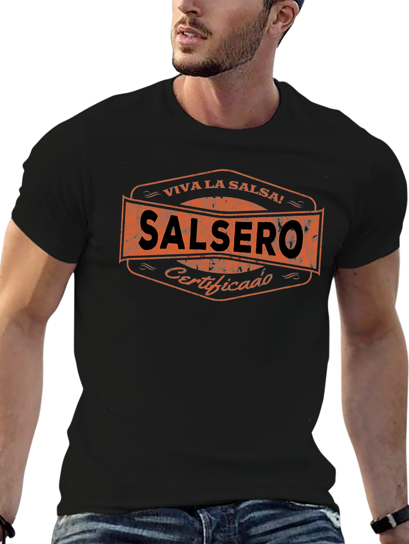 Viva La Salsa! Salsero Certified Black T-Shirt