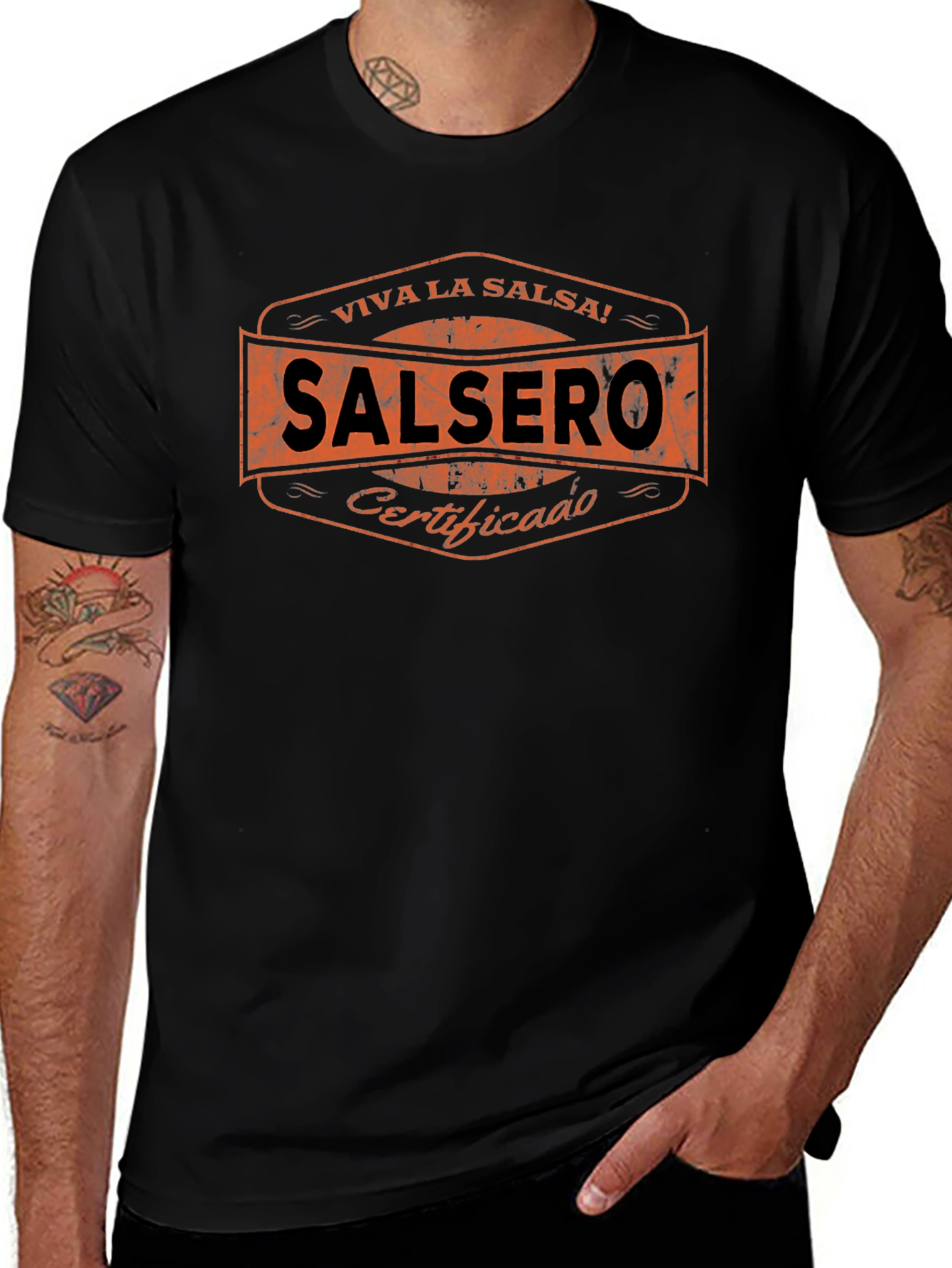 Viva La Salsa! Salsero Certified Black T-Shirt