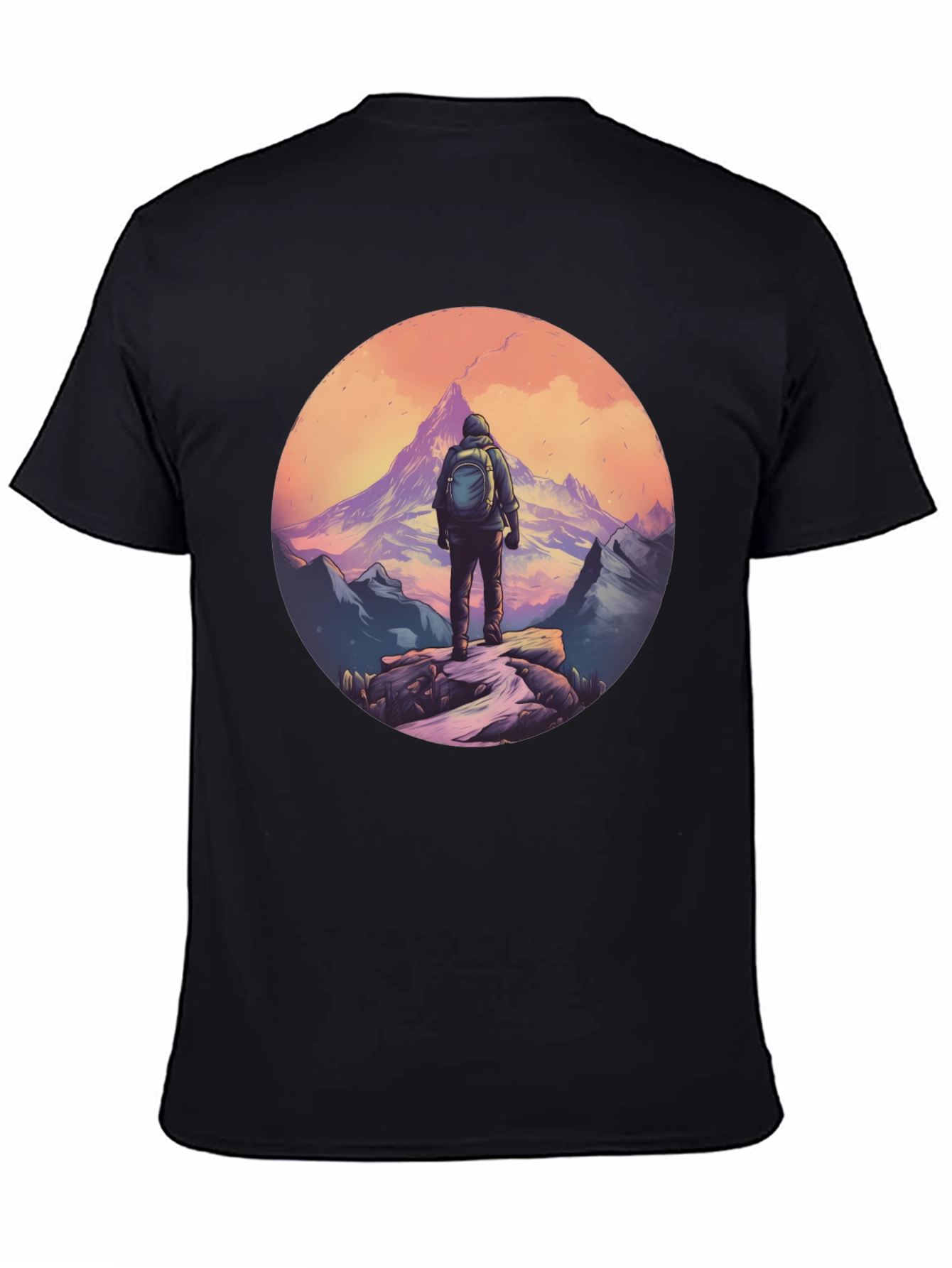Mountain Hiker Graphic Tee - Adventure Awaits!