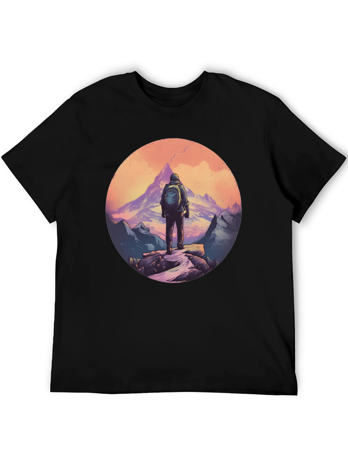 Mountain Hiker Graphic Tee - Adventure Awaits!