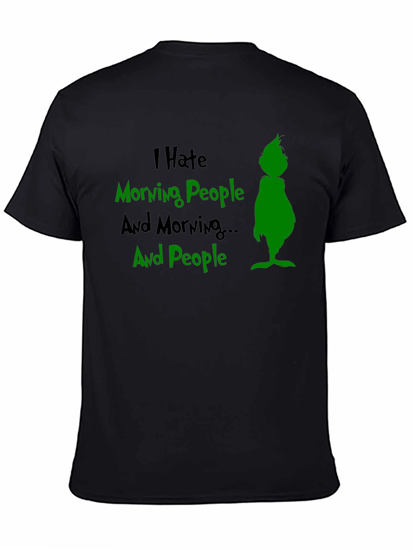 I Hate Morning People Grinch Graphic T-Shirt