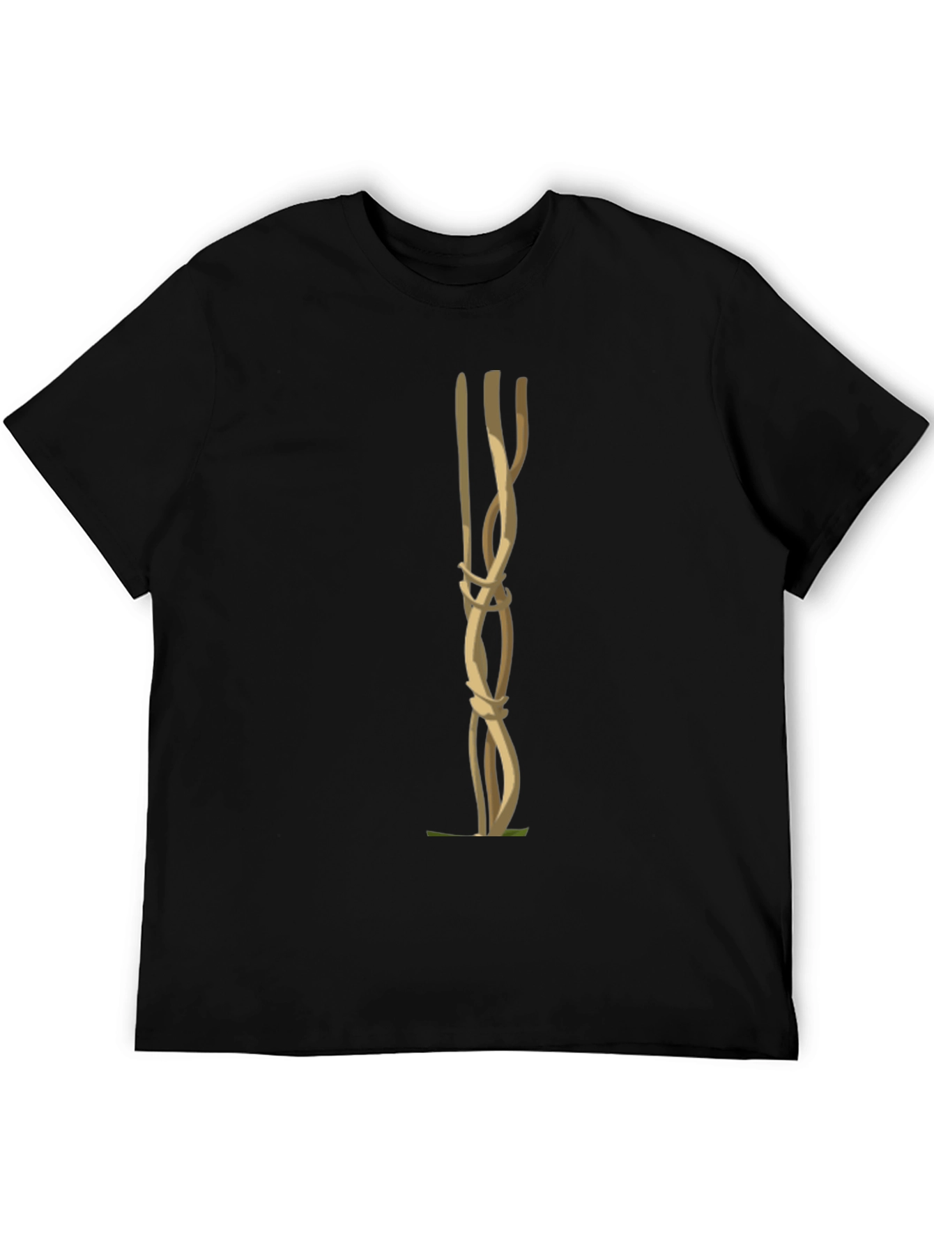 Abstract Vine Art Black T-Shirt