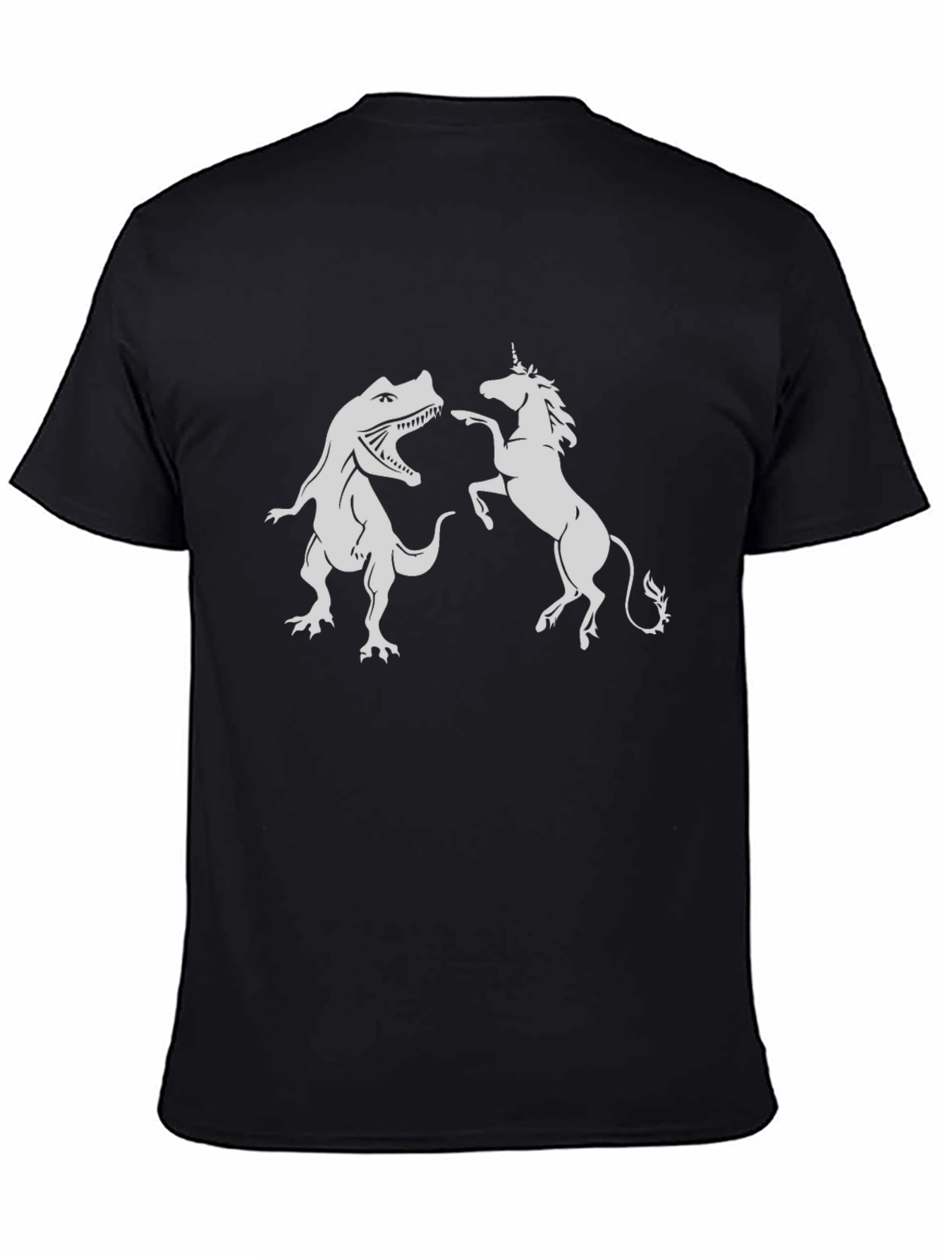 Dino vs Unicorn Graphic Tee