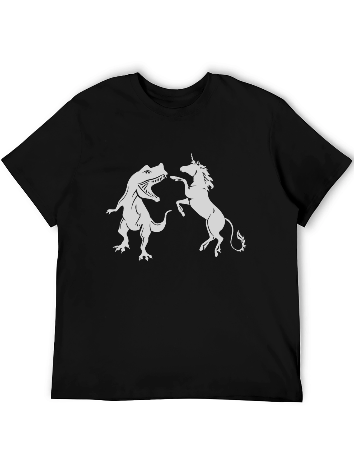 Dino vs Unicorn Graphic Tee