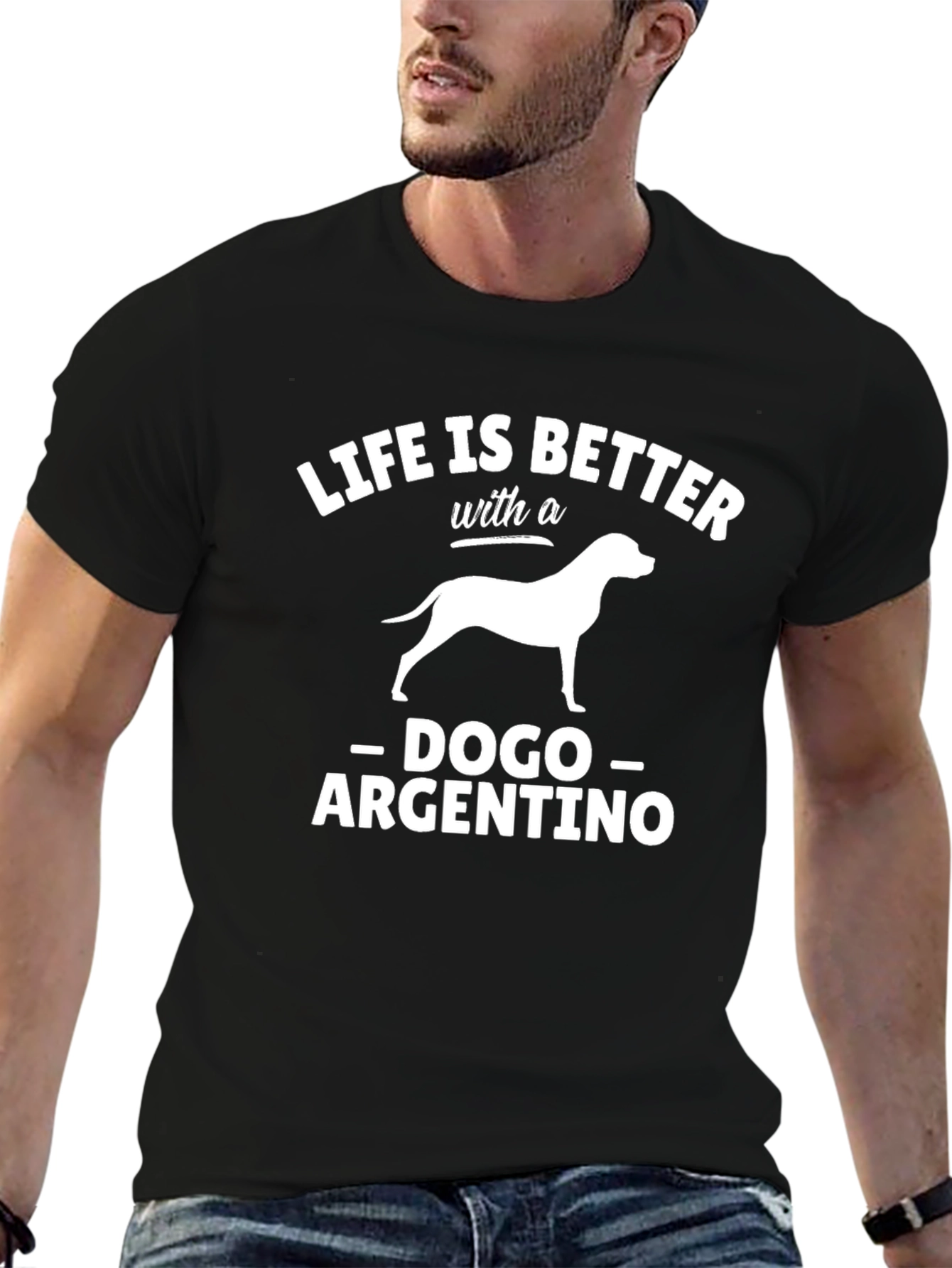 Dogo Argentino T-Shirt - Life is Better