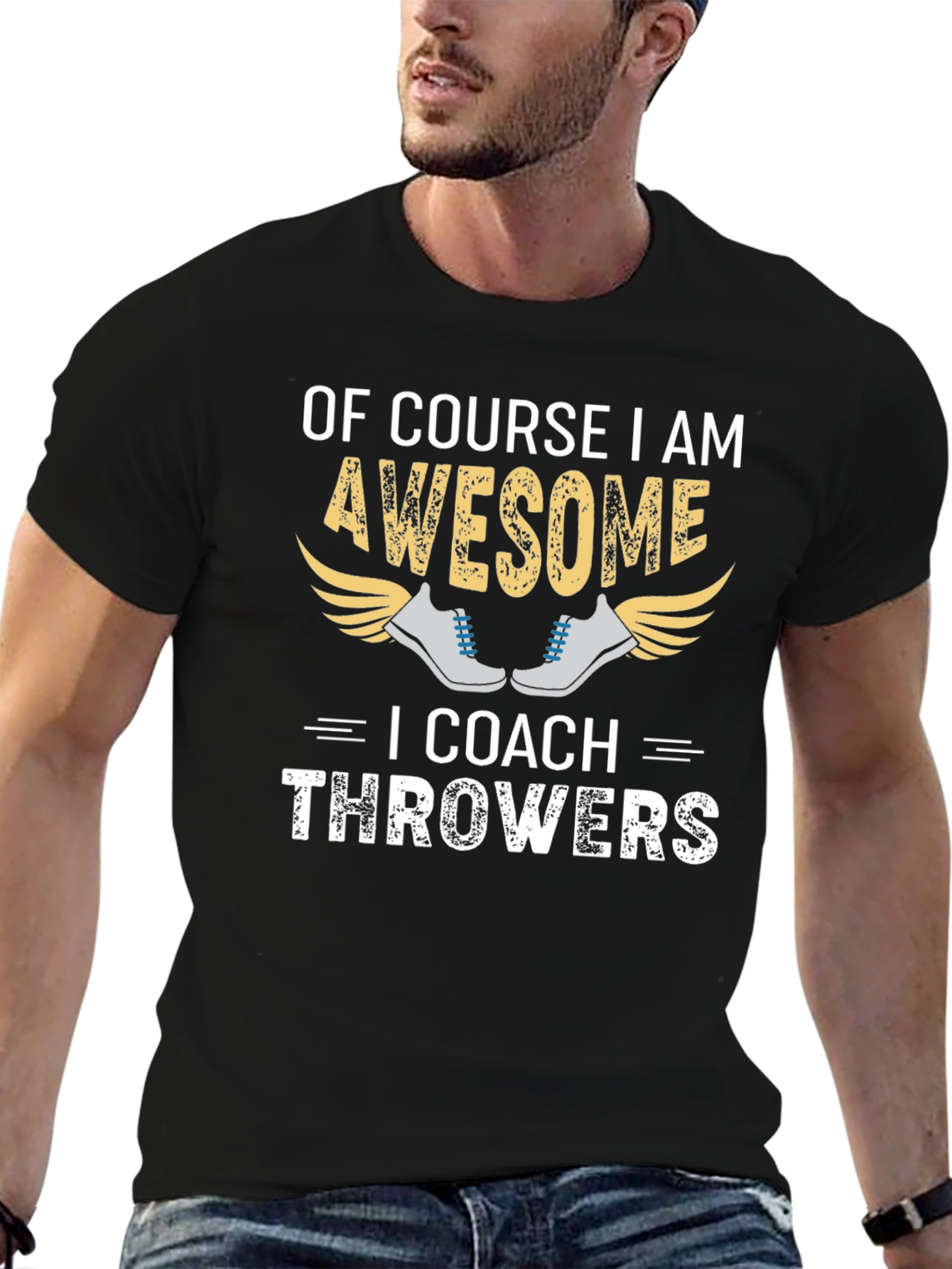 Awesome Throwers Coach Graphic Tee