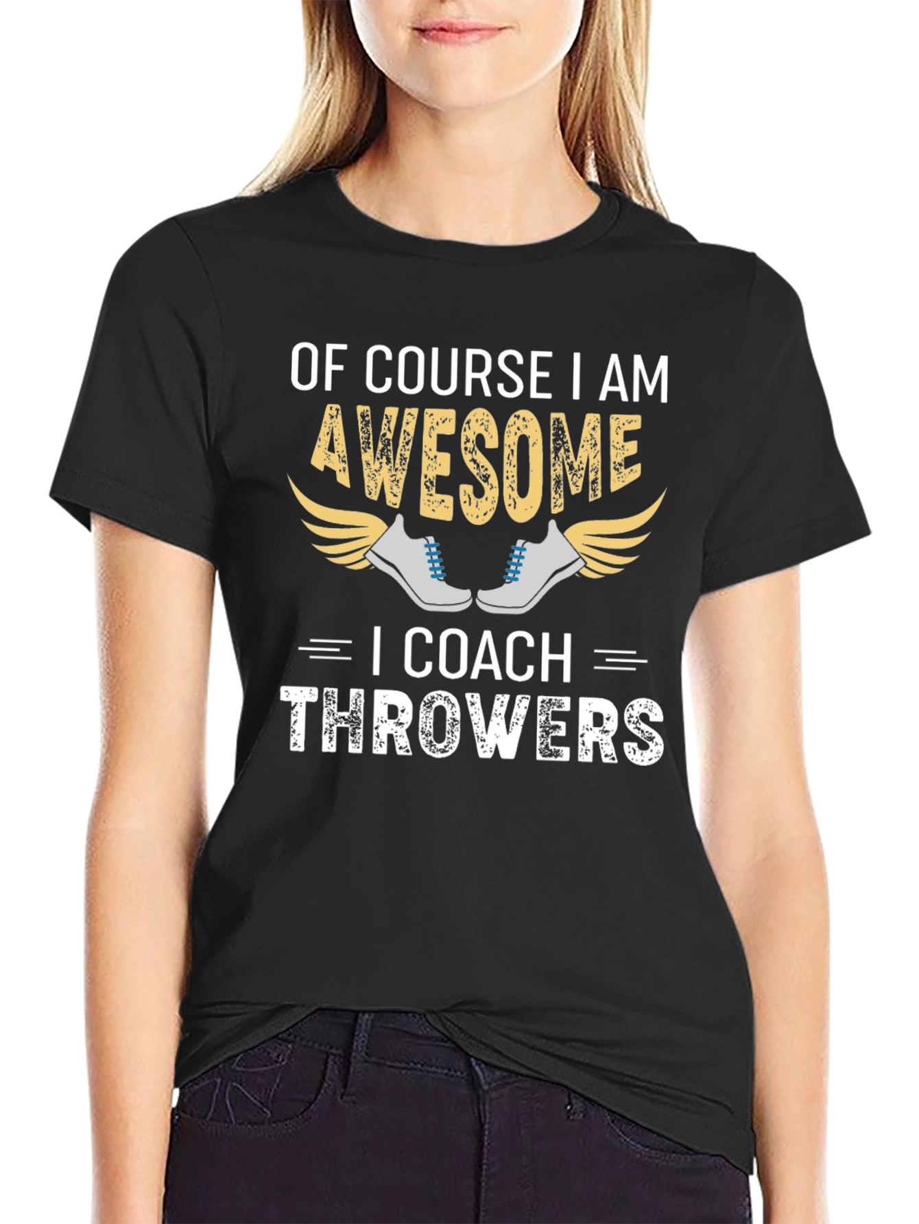 Awesome Throwers Coach Graphic Tee