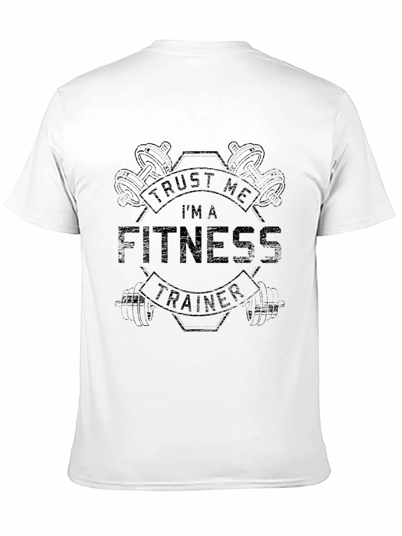 Fitness Trainer Graphic Tee - Black