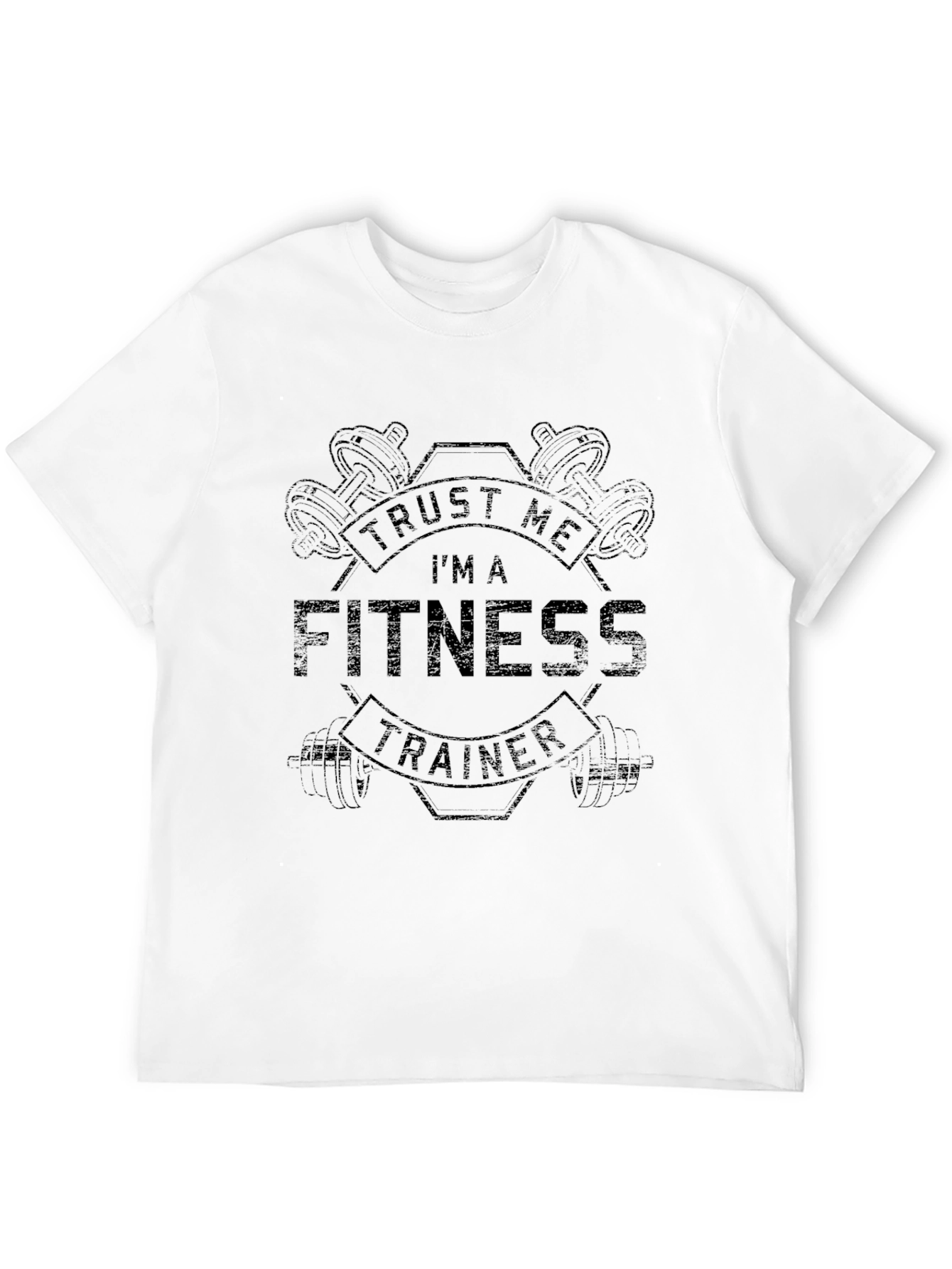 Fitness Trainer Graphic Tee - Black