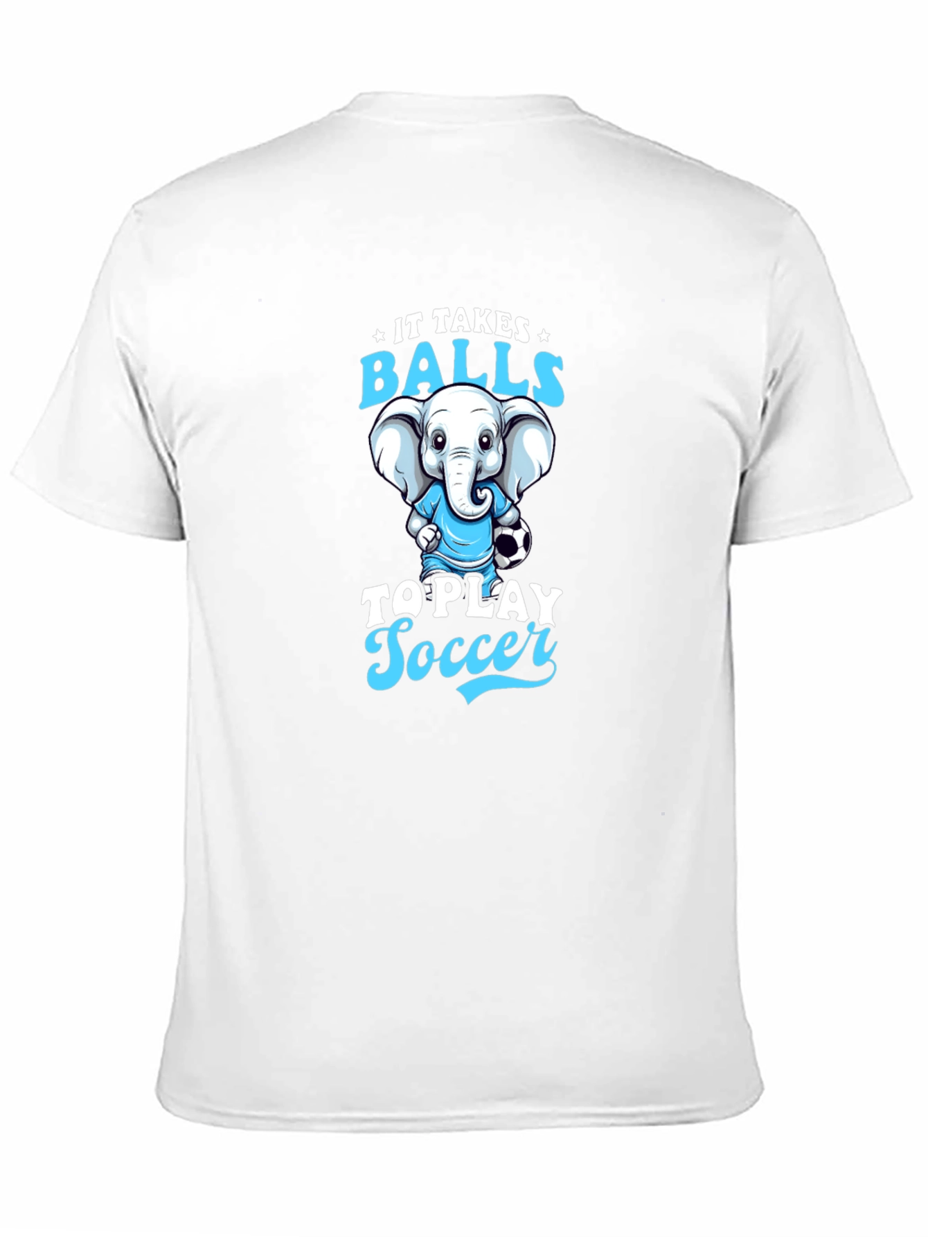 Funny Elephant Soccer T-Shirt