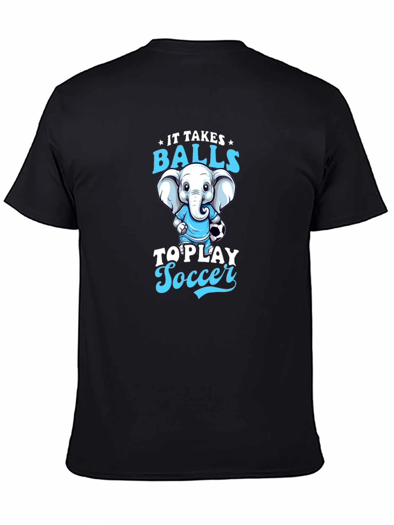 Funny Elephant Soccer T-Shirt