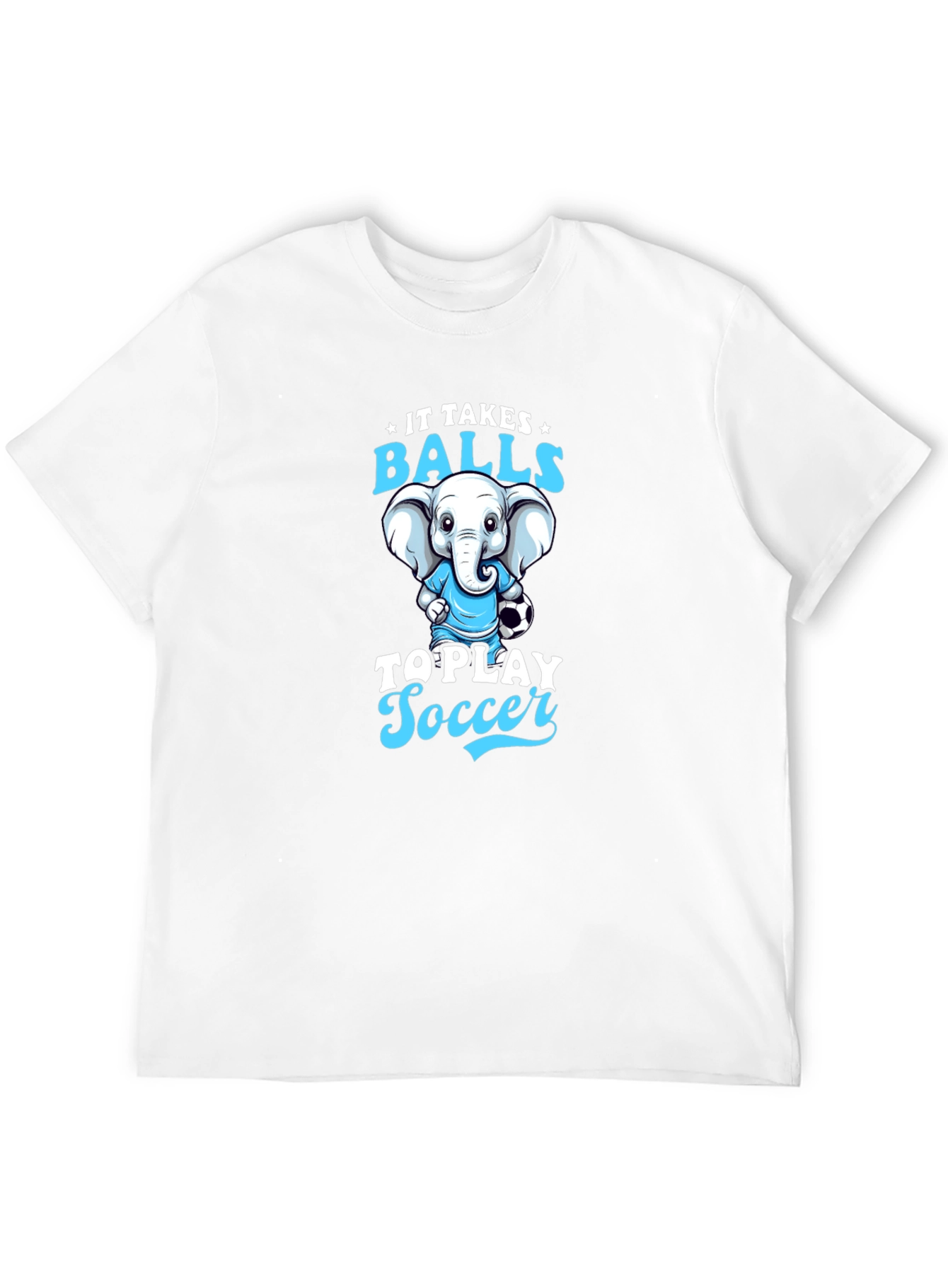 Funny Elephant Soccer T-Shirt