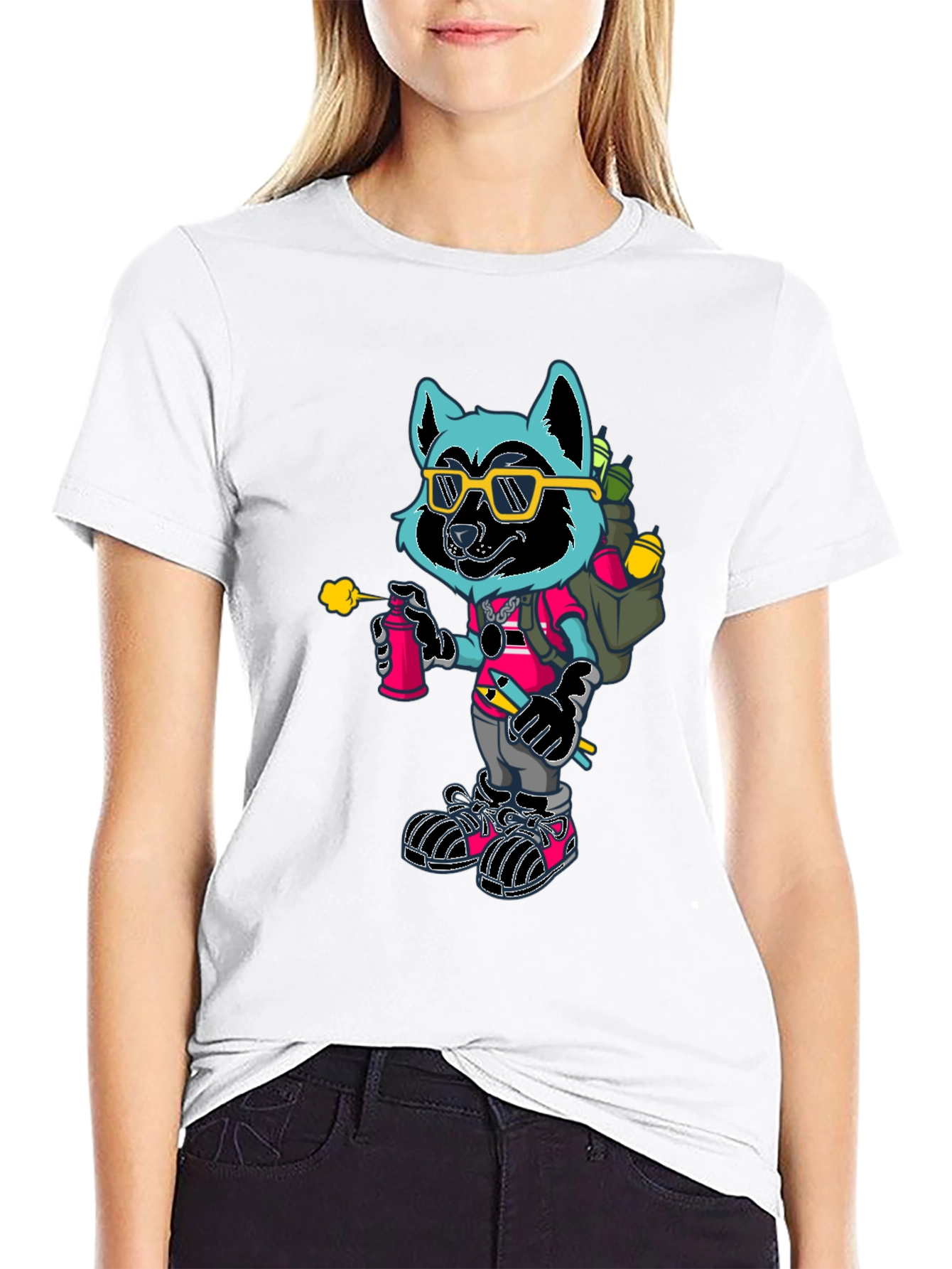 Cool Raccoon Graphic Tee