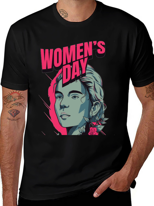 Womens Day Graphic Tee - Modern Stylish Design