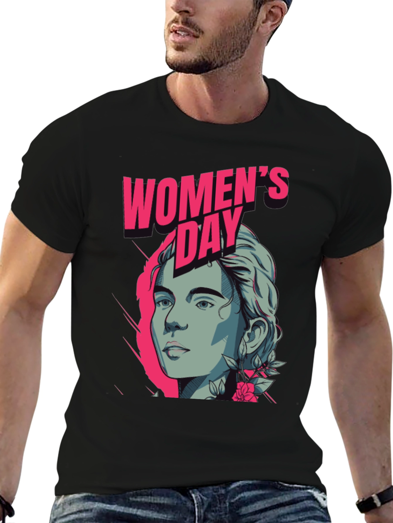 Womens Day Graphic Tee - Modern Stylish Design