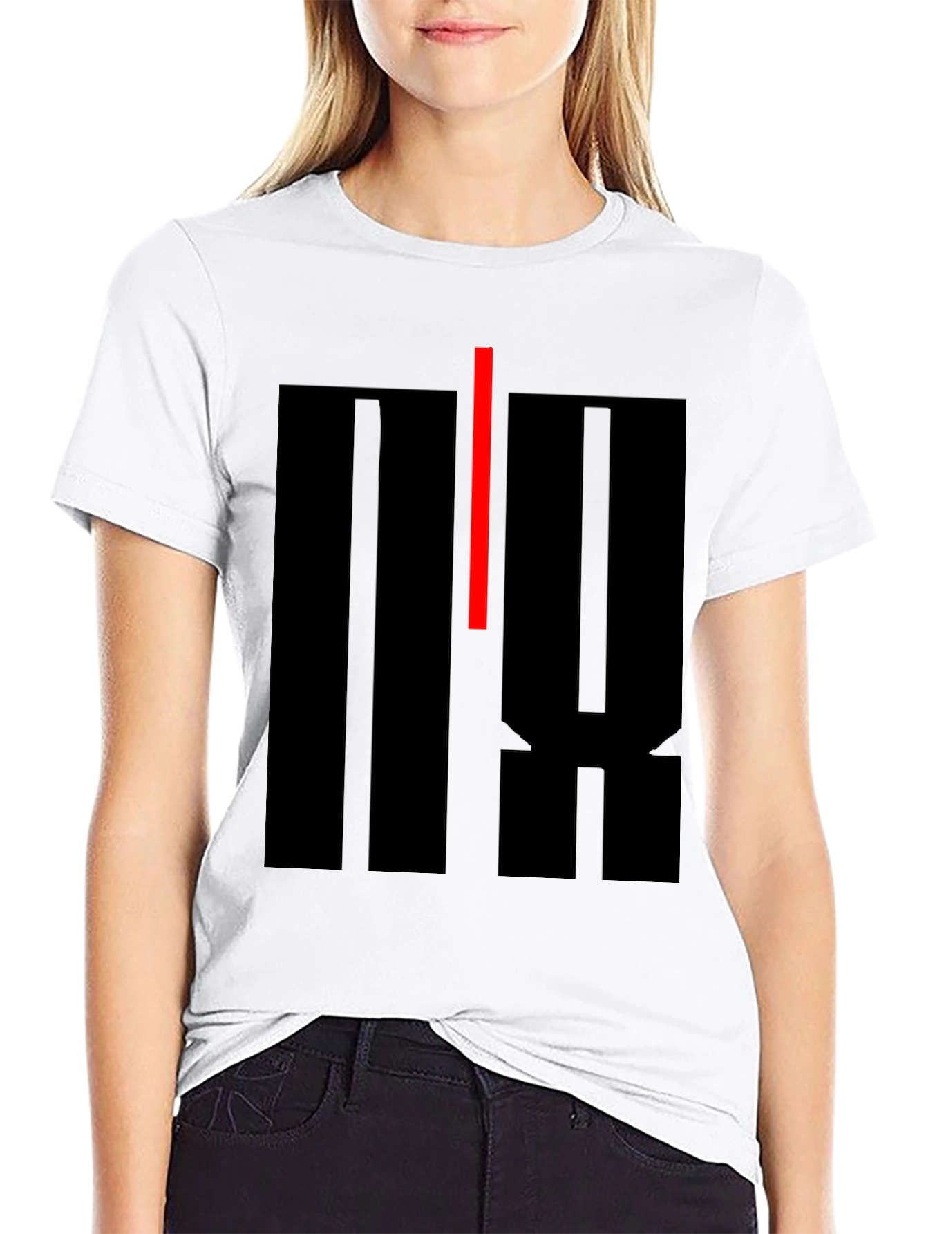 Abstract Graphic Print T-Shirt - Modern Casual Tee