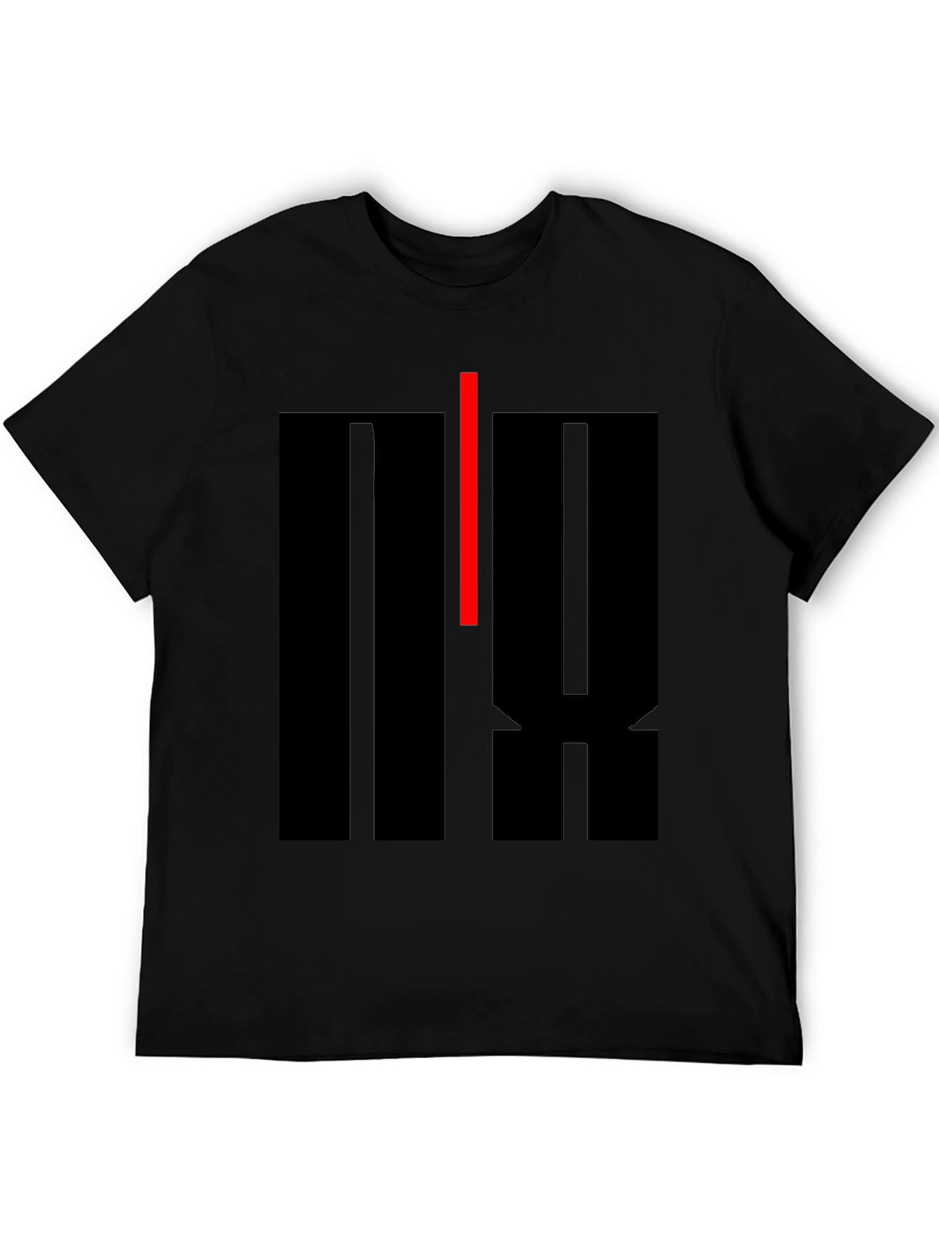 Abstract Graphic Print T-Shirt - Modern Casual Tee