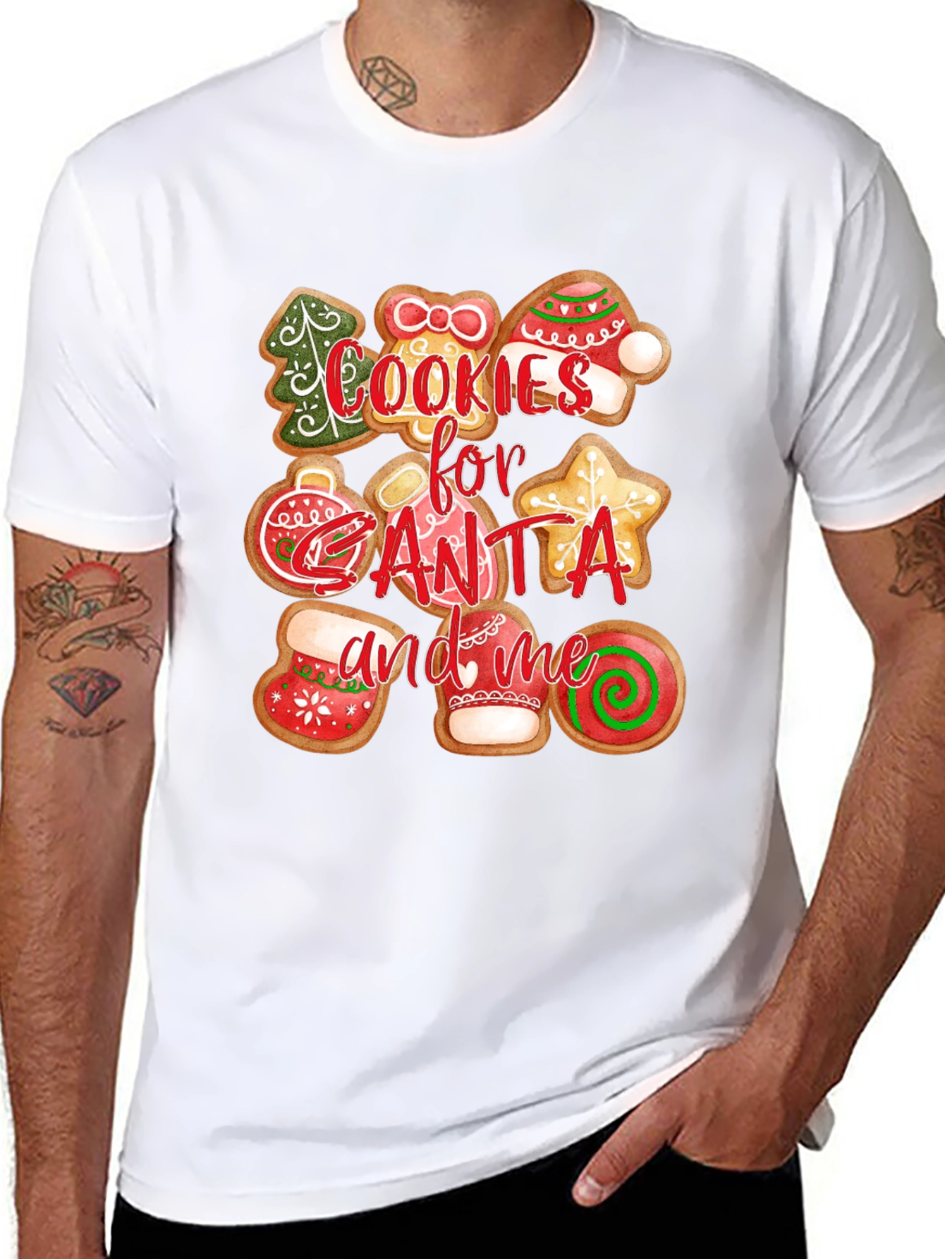 Cookies for Santa Graphic Tee