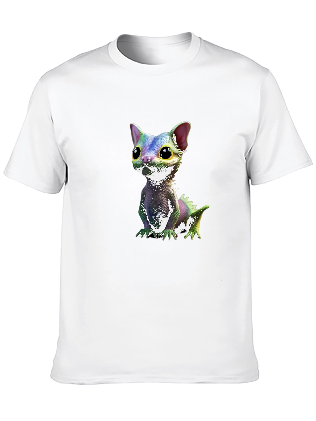 Cute Dragon Kitten Graphic Tee