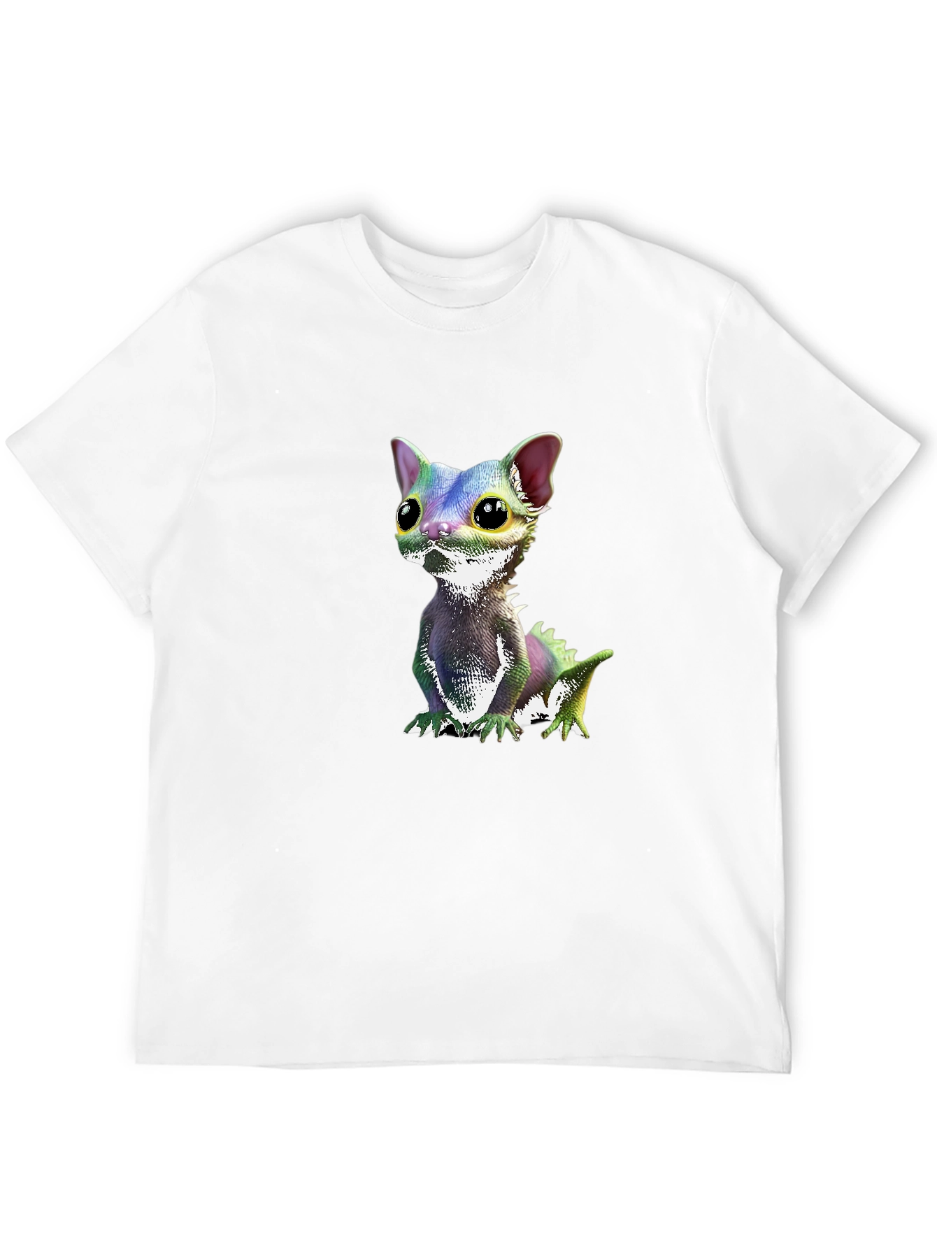 Cute Dragon Kitten Graphic Tee